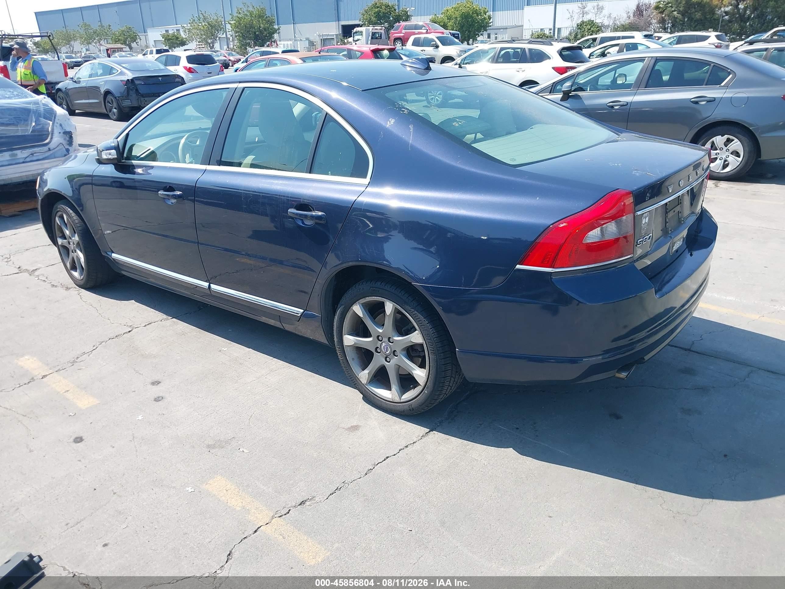 2011 Volvo S80 3.2 Blue vin: YV1940ASXB1135733