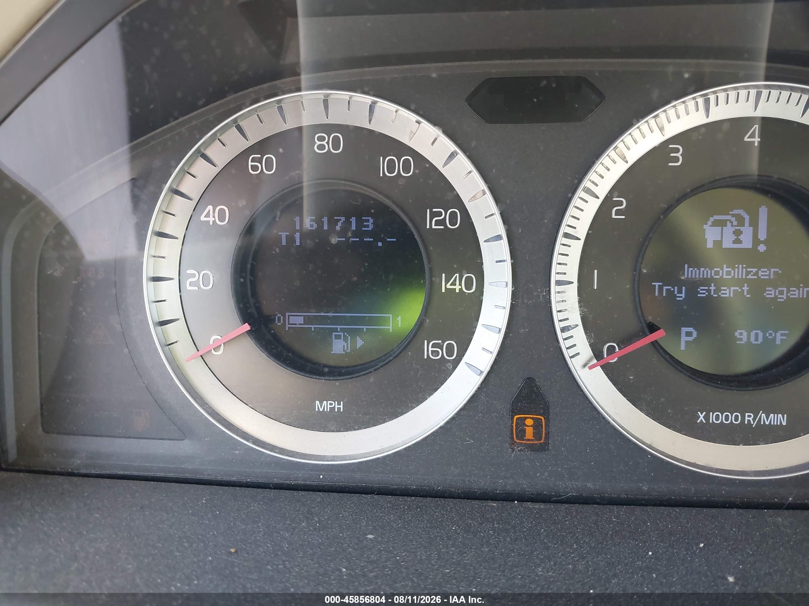 2011 Volvo S80 3.2 Blue vin: YV1940ASXB1135733
