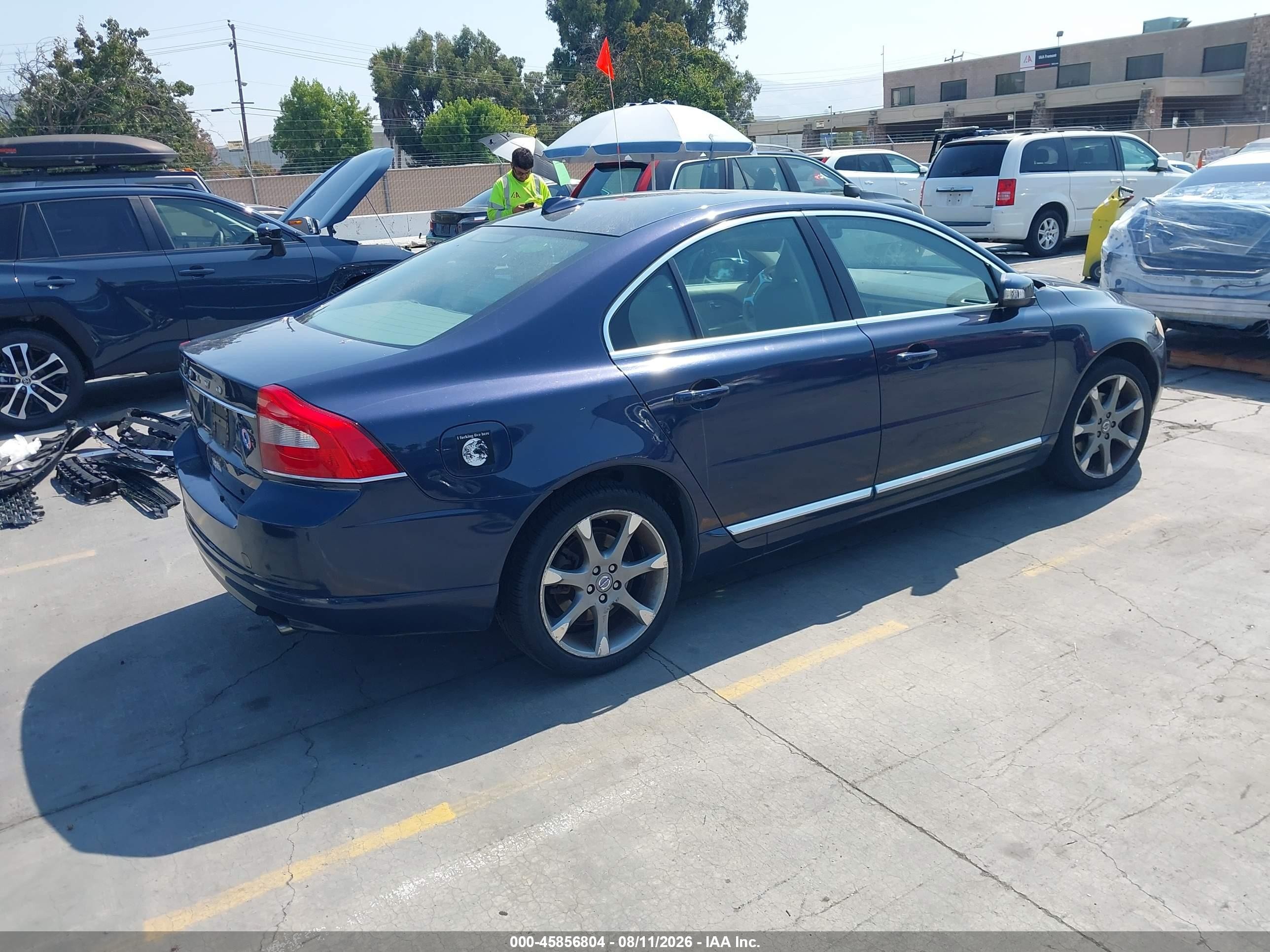 2011 Volvo S80 3.2 Blue vin: YV1940ASXB1135733
