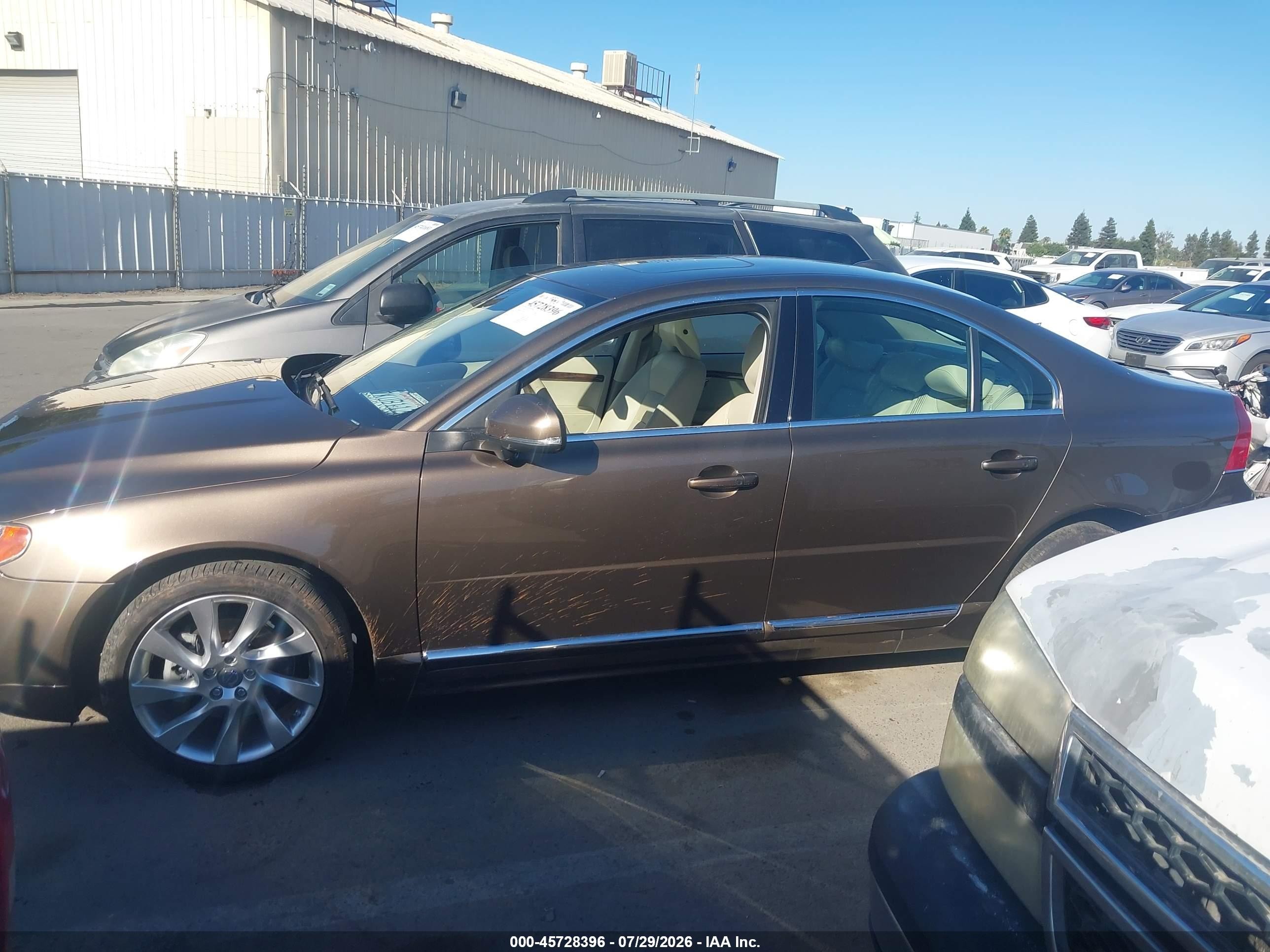 2013 Volvo S80 3.2l/3.2l Platinum/3.2l Premier Plus Brown vin: YV1940ASXD1172056
