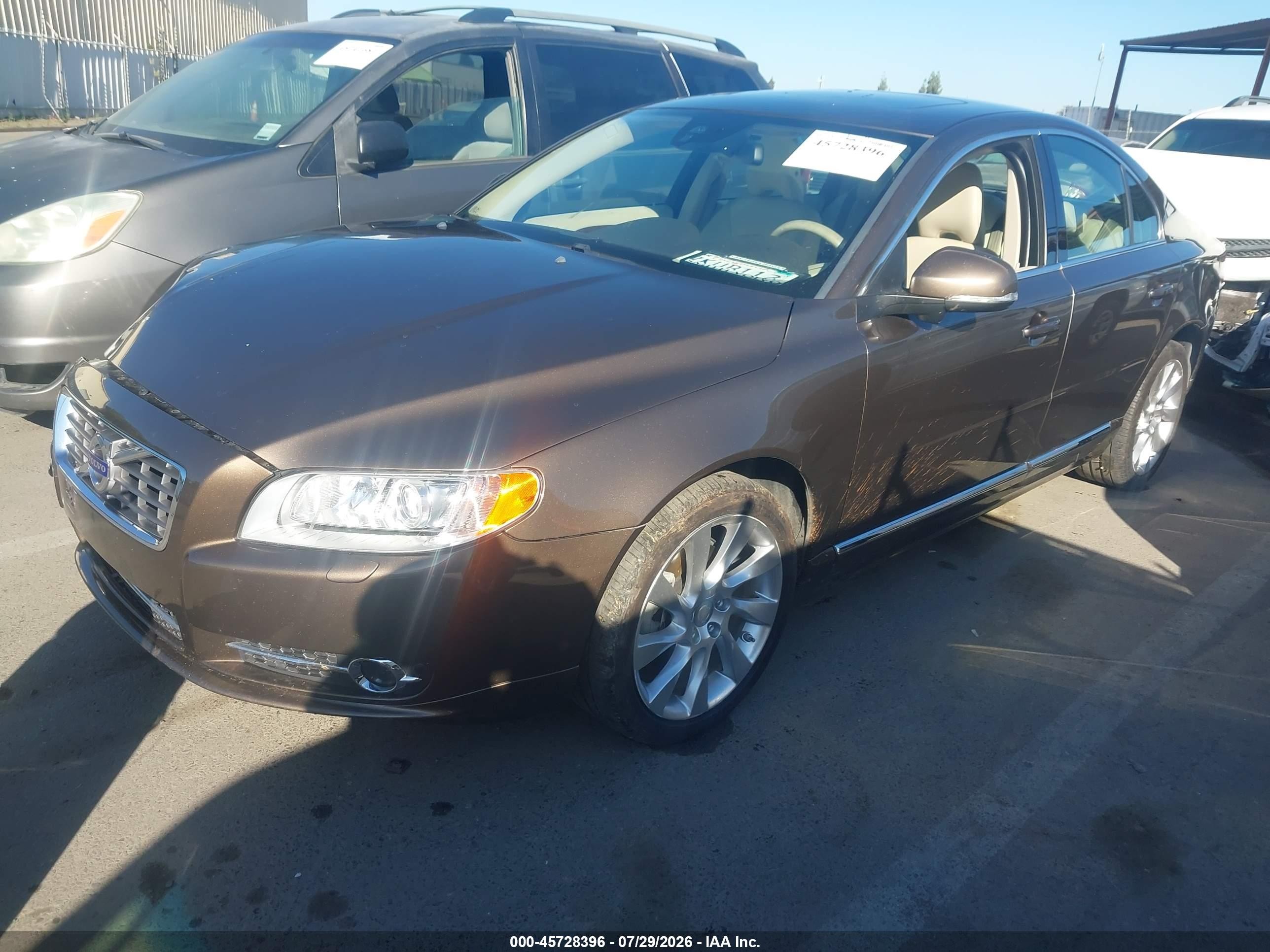 2013 Volvo S80 3.2l/3.2l Platinum/3.2l Premier Plus Brown vin: YV1940ASXD1172056