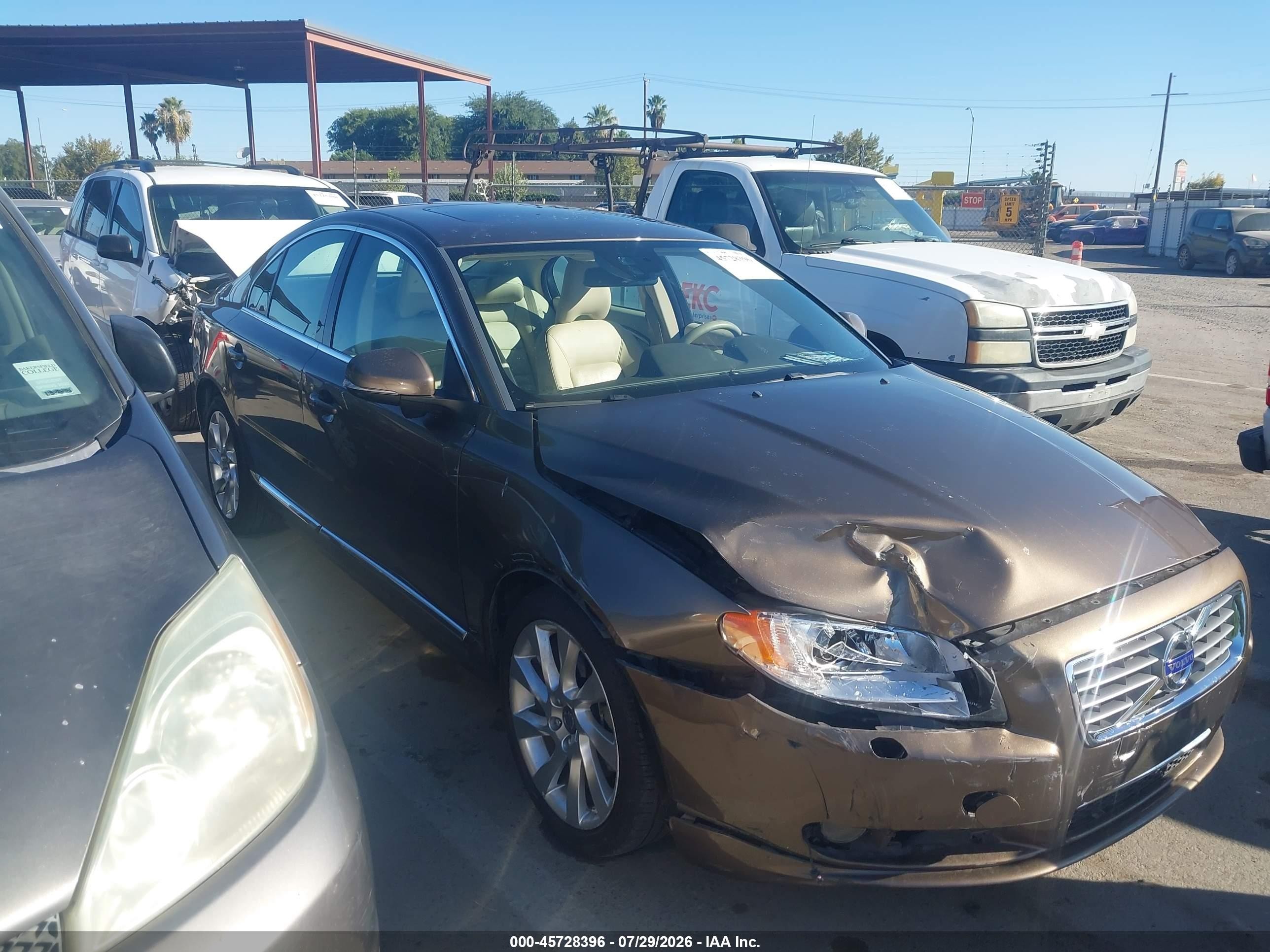 2013 Volvo S80 3.2l/3.2l Platinum/3.2l Premier Plus Brown vin: YV1940ASXD1172056
