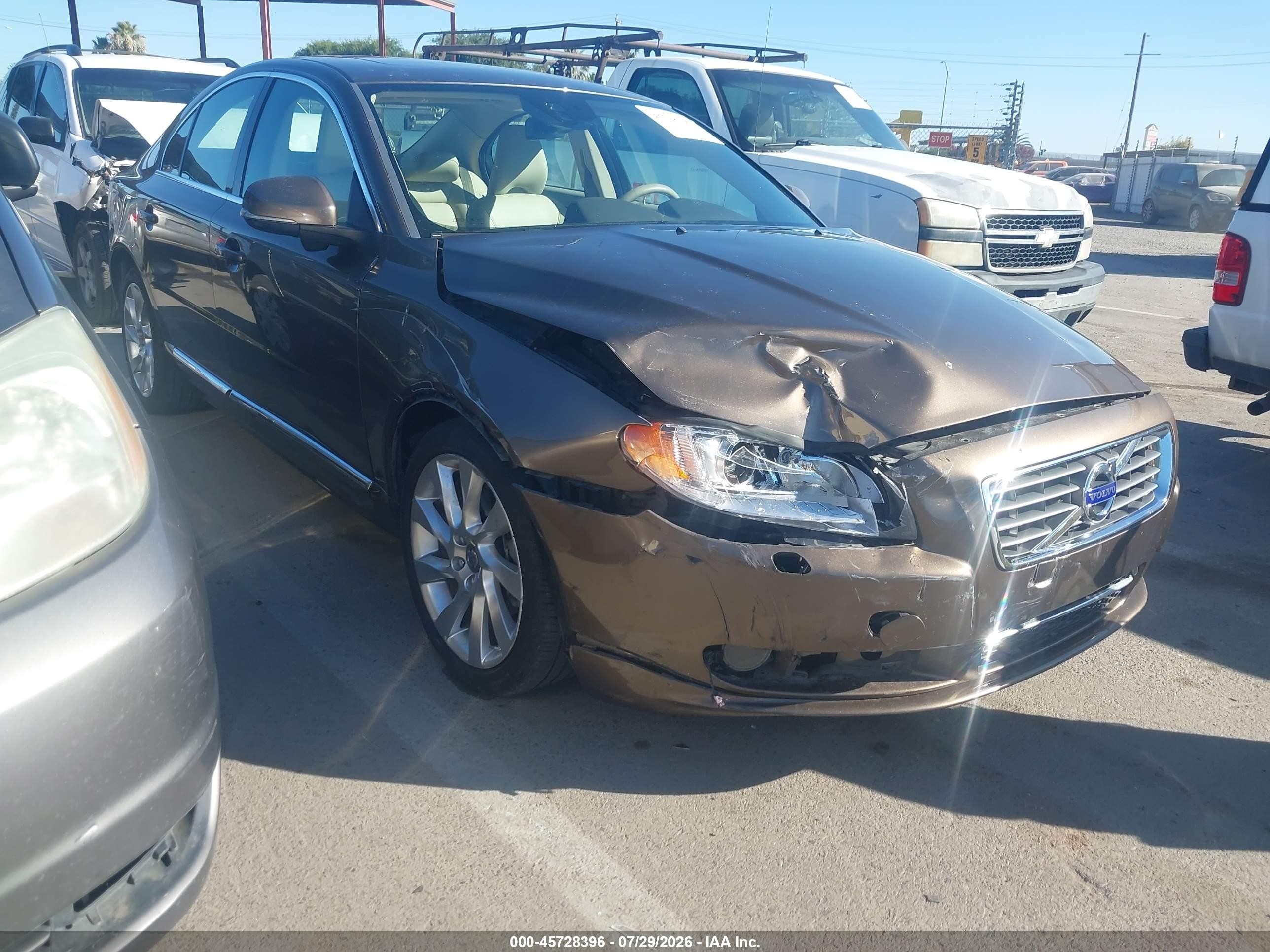 2013 Volvo S80 3.2l/3.2l Platinum/3.2l Premier Plus Brown vin: YV1940ASXD1172056