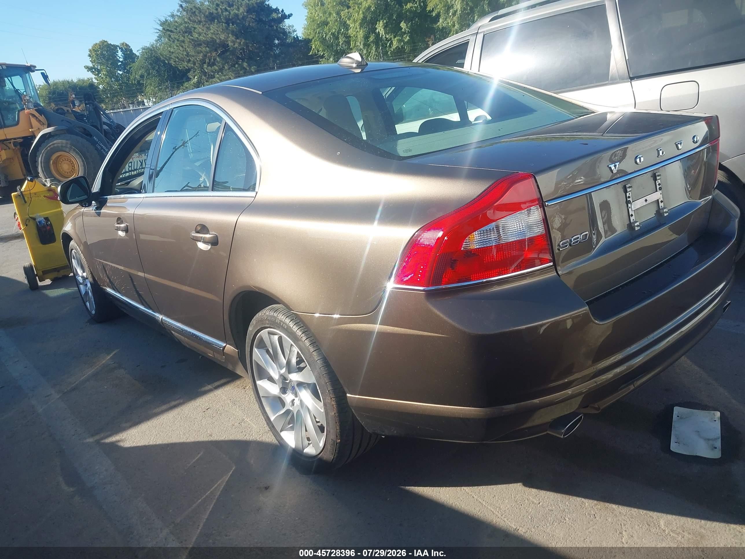 2013 Volvo S80 3.2l/3.2l Platinum/3.2l Premier Plus Brown vin: YV1940ASXD1172056