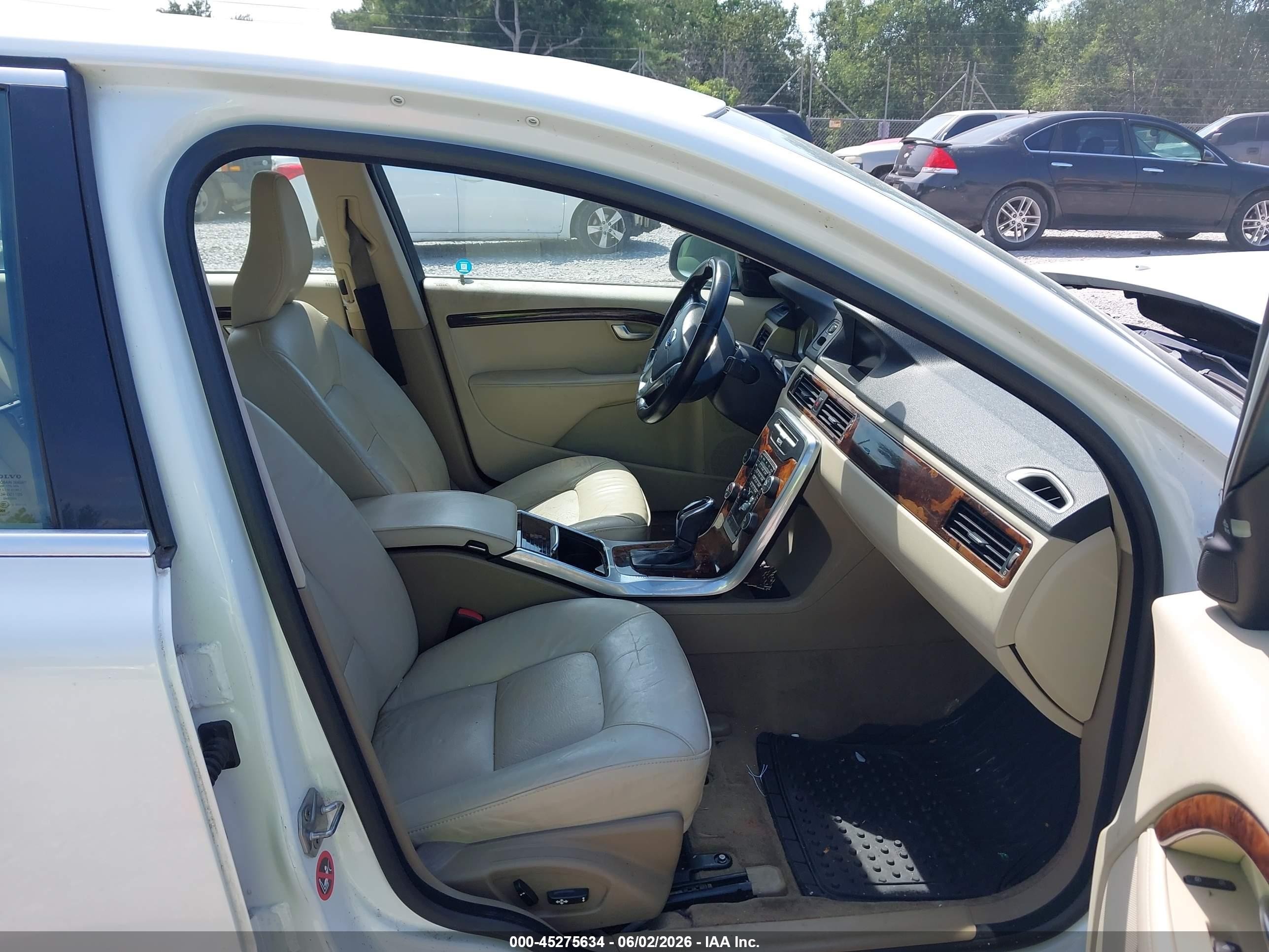 2014 Volvo S80 3.2 Platinum White vin: YV1952AS0E1180631
