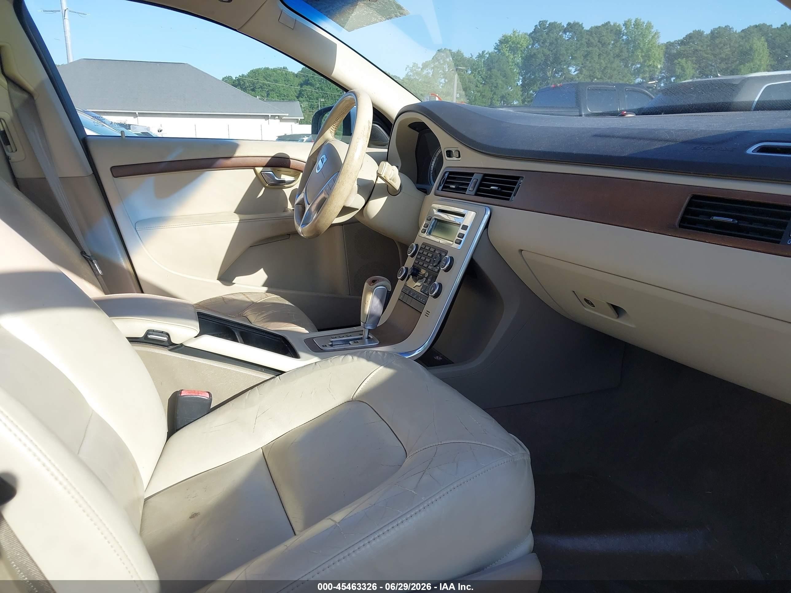 2011 Volvo S80 3.2l White vin: YV1952AS1B1140165