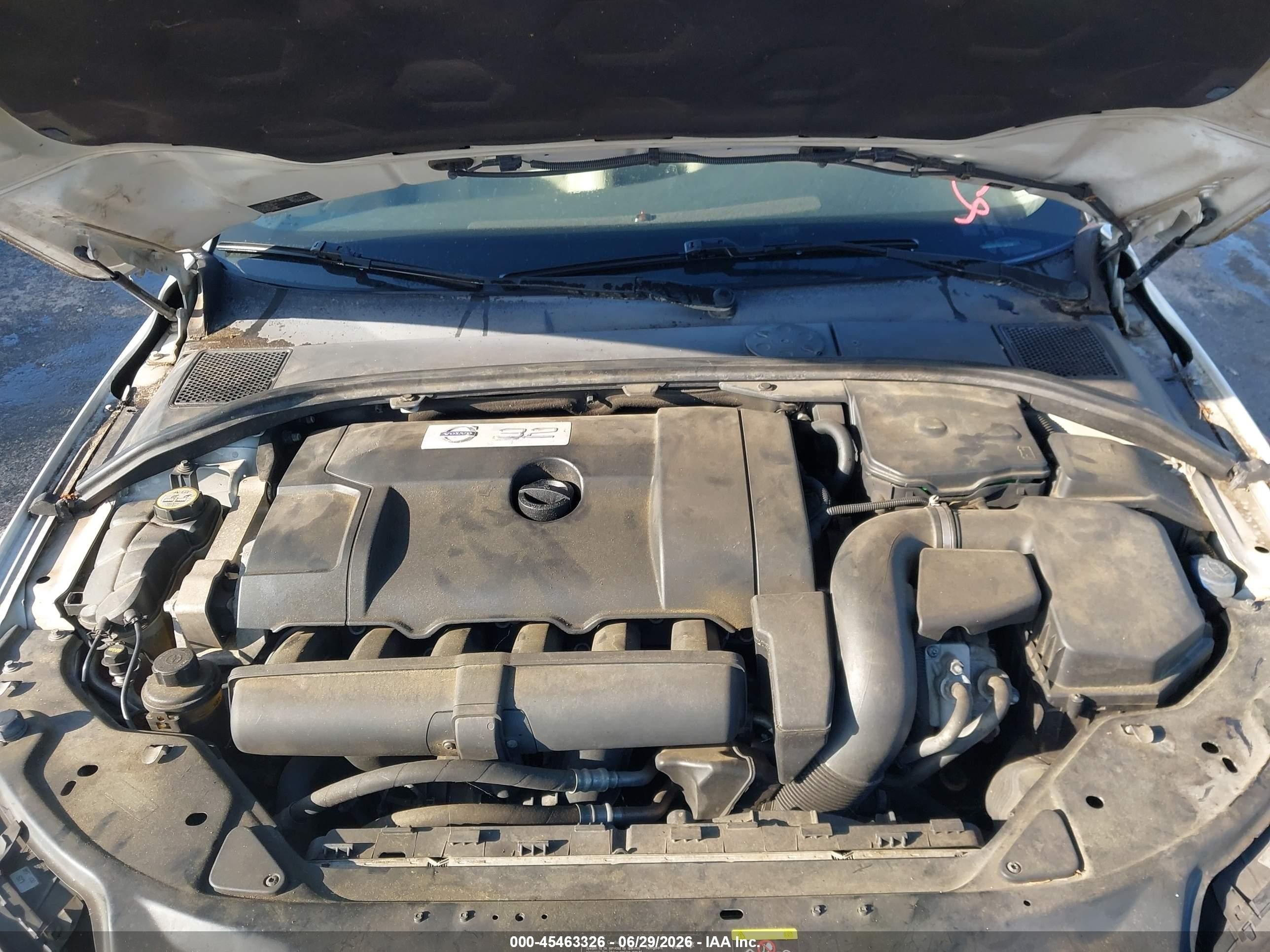 2011 Volvo S80 3.2l White vin: YV1952AS1B1140165