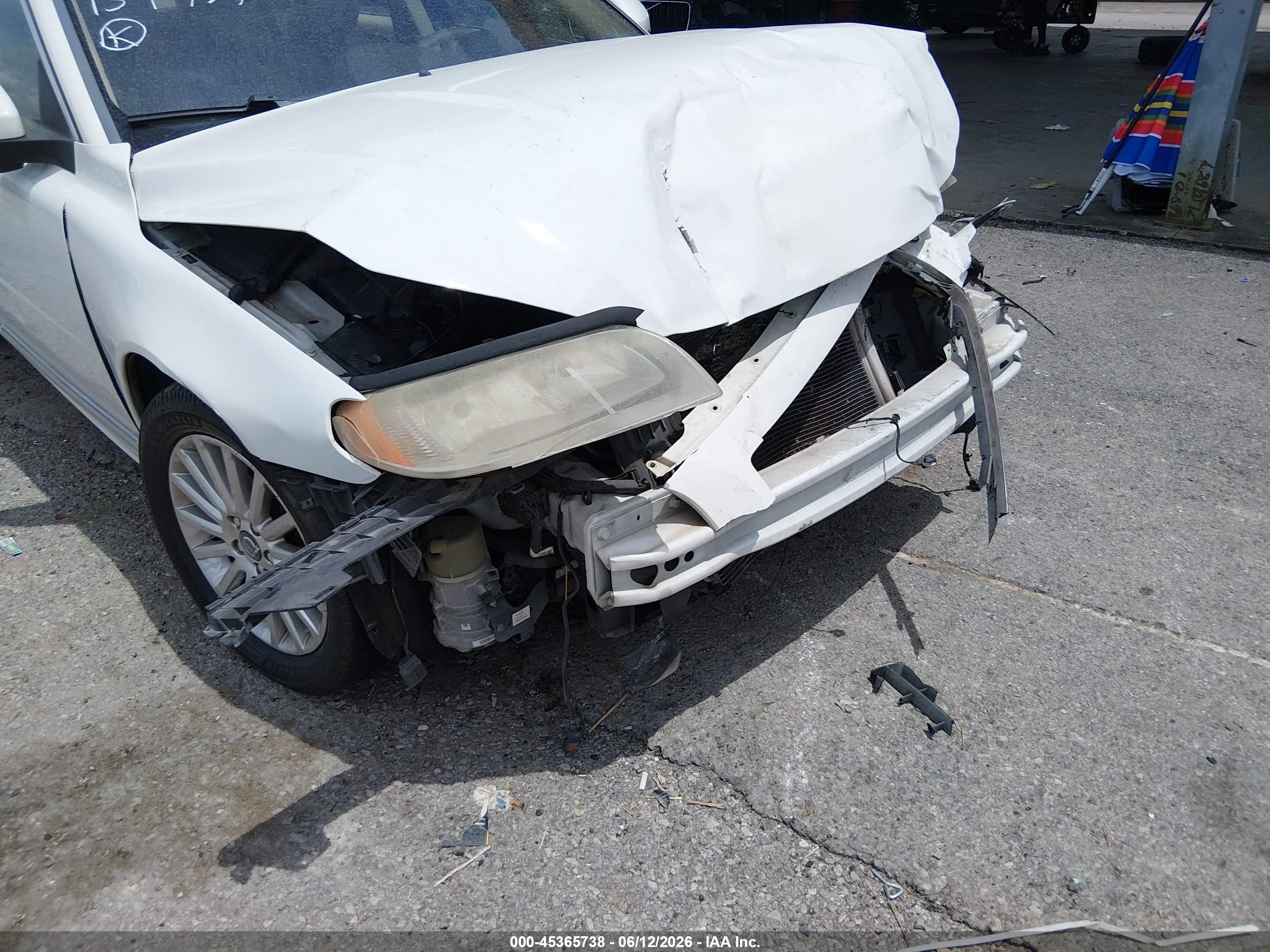 2012 Volvo S80 3.2l/3.2l Platinum/3.2l Premier Plus White vin: YV1952AS3C1159771