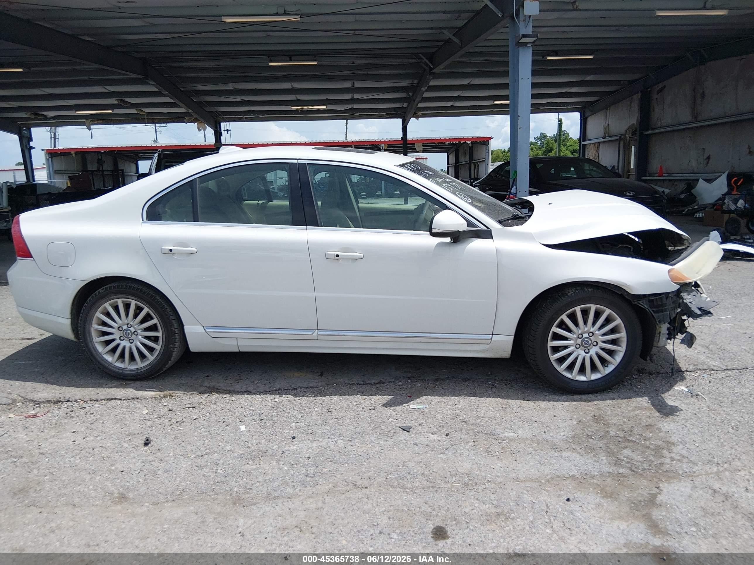 2012 Volvo S80 3.2l/3.2l Platinum/3.2l Premier Plus White vin: YV1952AS3C1159771