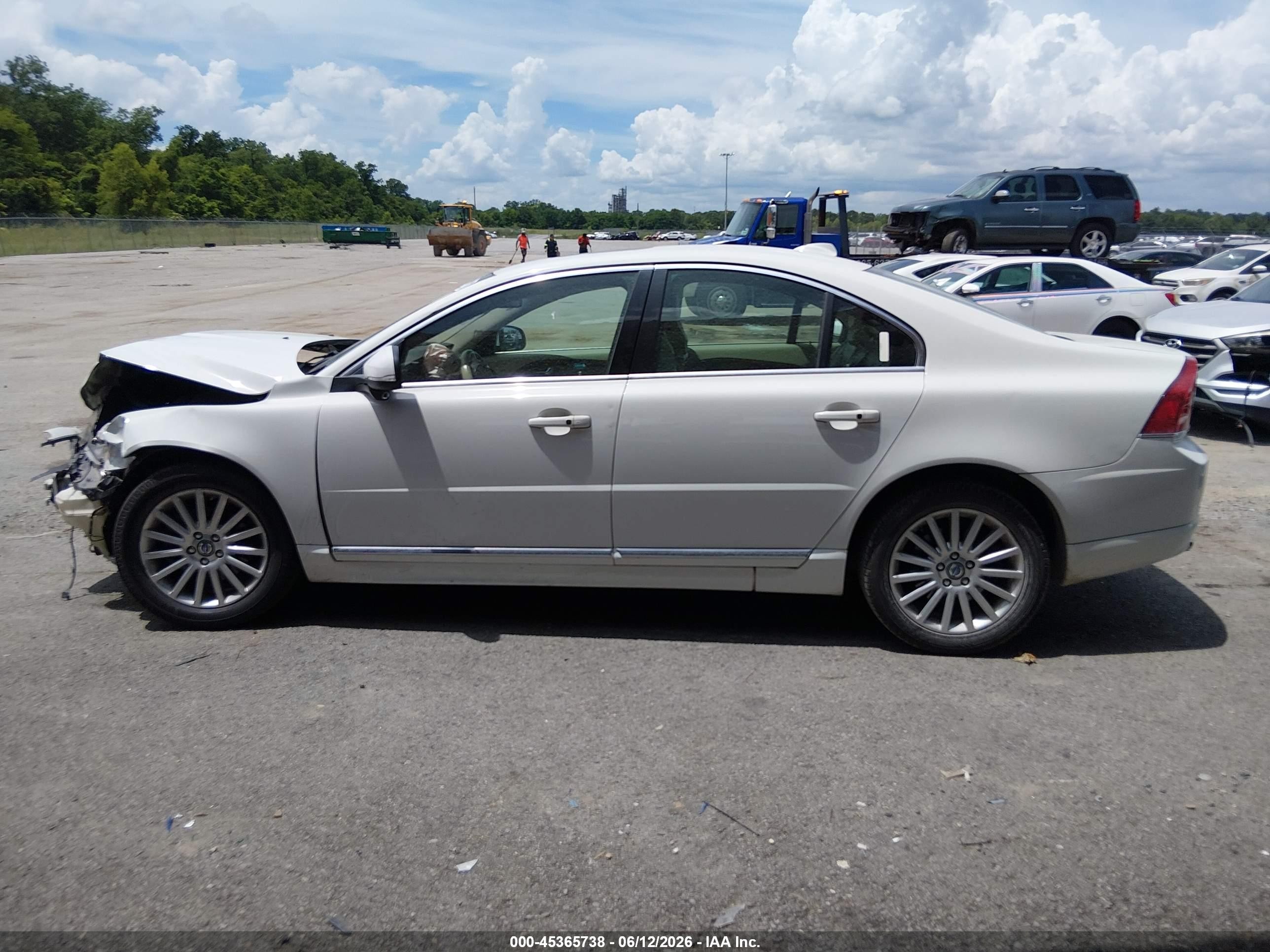 2012 Volvo S80 3.2l/3.2l Platinum/3.2l Premier Plus White vin: YV1952AS3C1159771