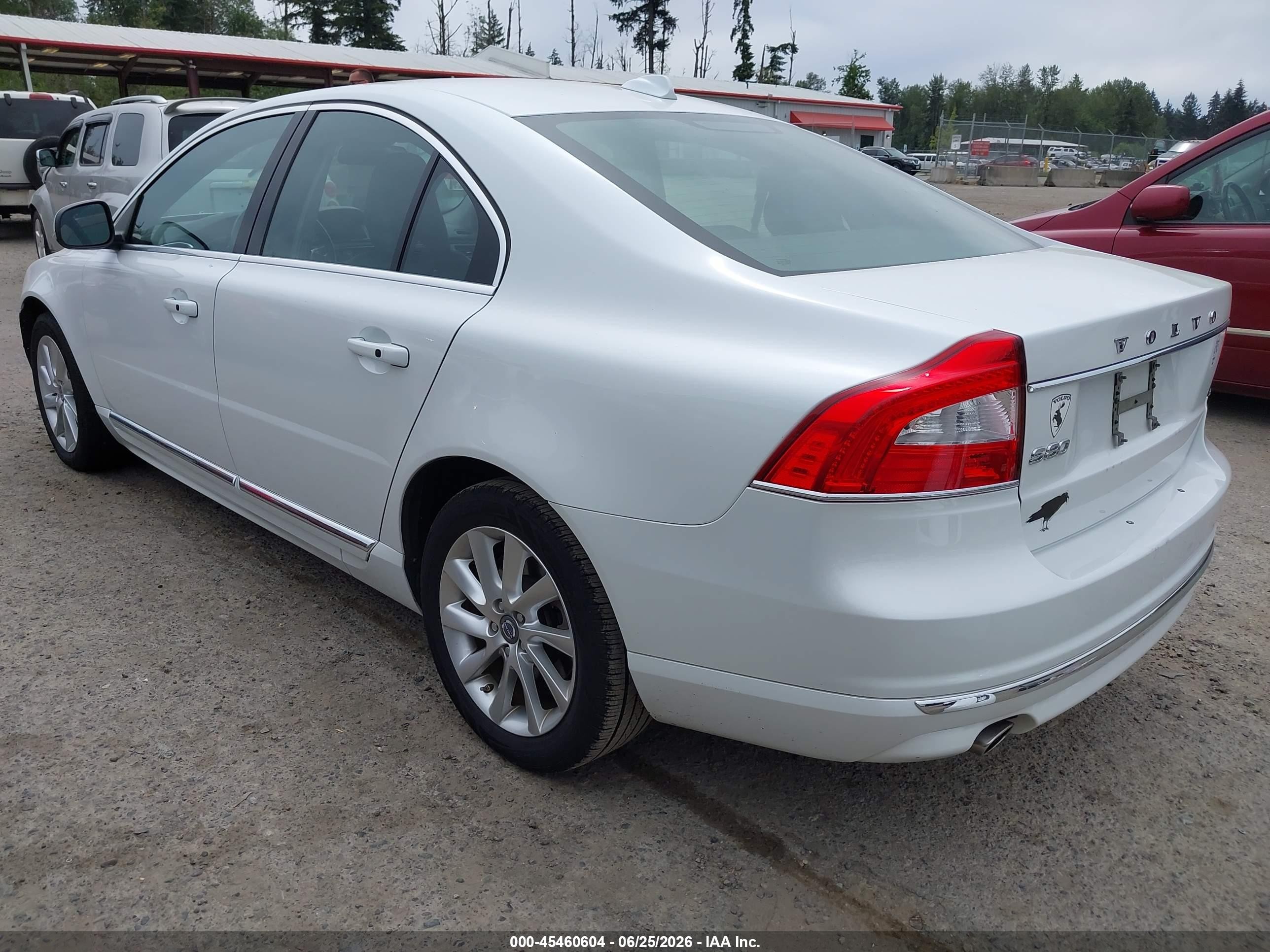 2014 Volvo S80 3.2/3.2 Platinum/3.2 Premier Plus White vin: YV1952AS4E1180874