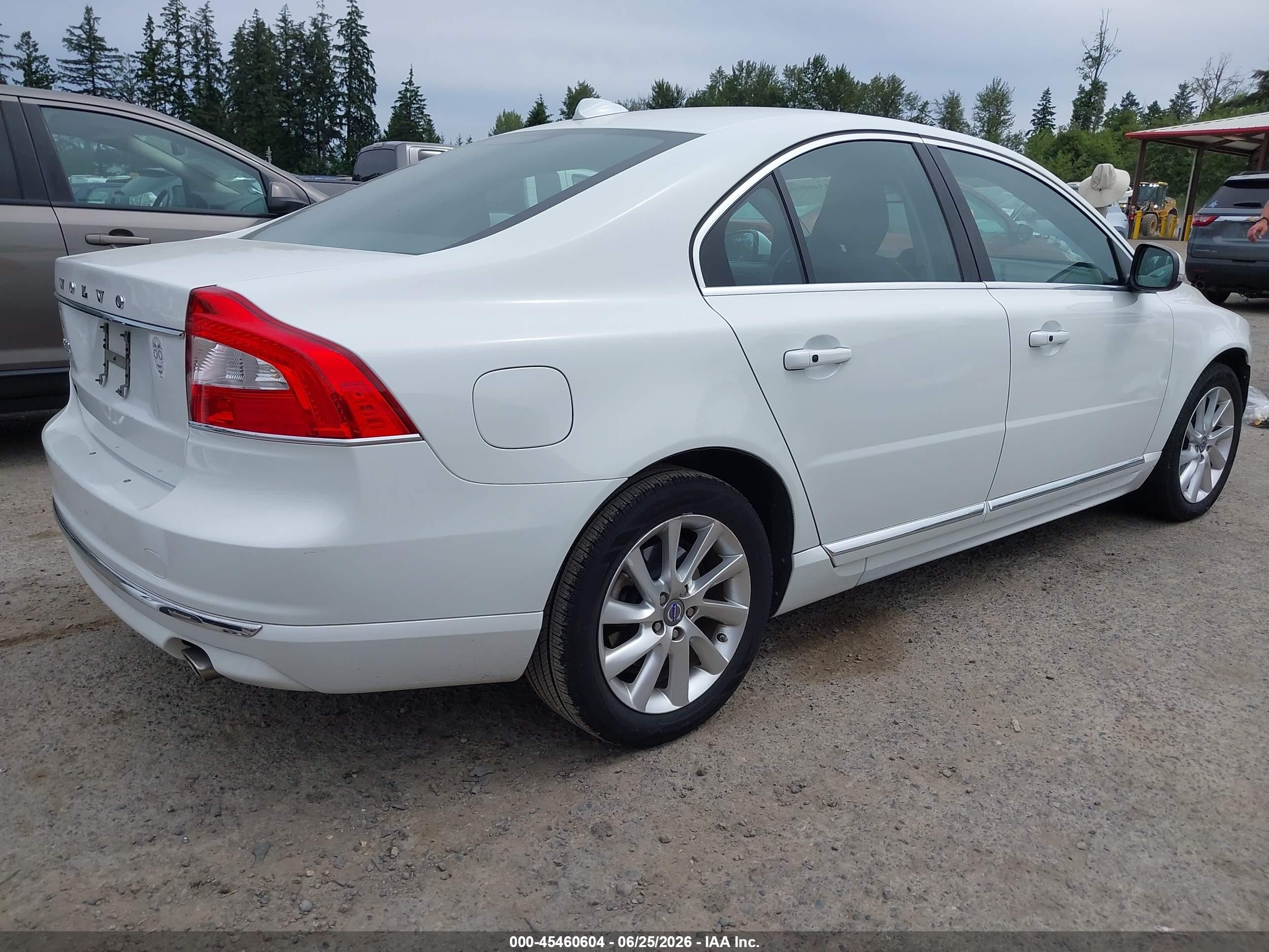 2014 Volvo S80 3.2/3.2 Platinum/3.2 Premier Plus White vin: YV1952AS4E1180874