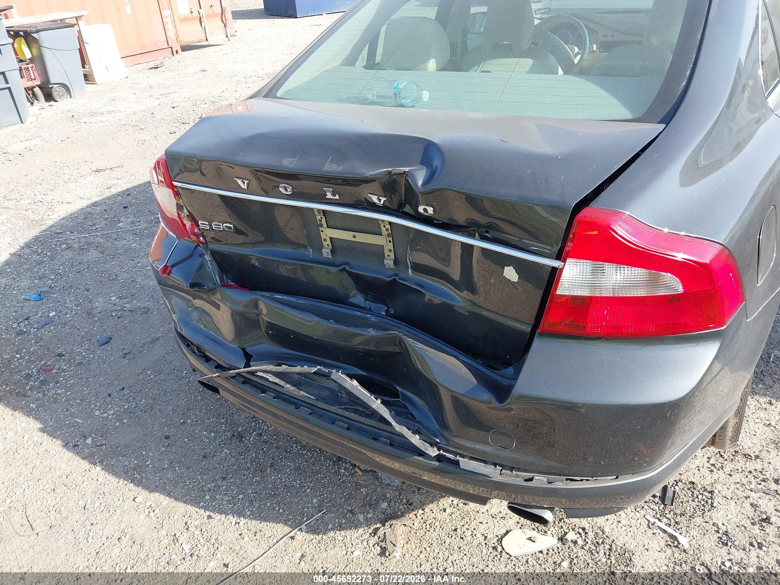 2011 Volvo S80 3.2 Gray vin: YV1952AS5B1147538