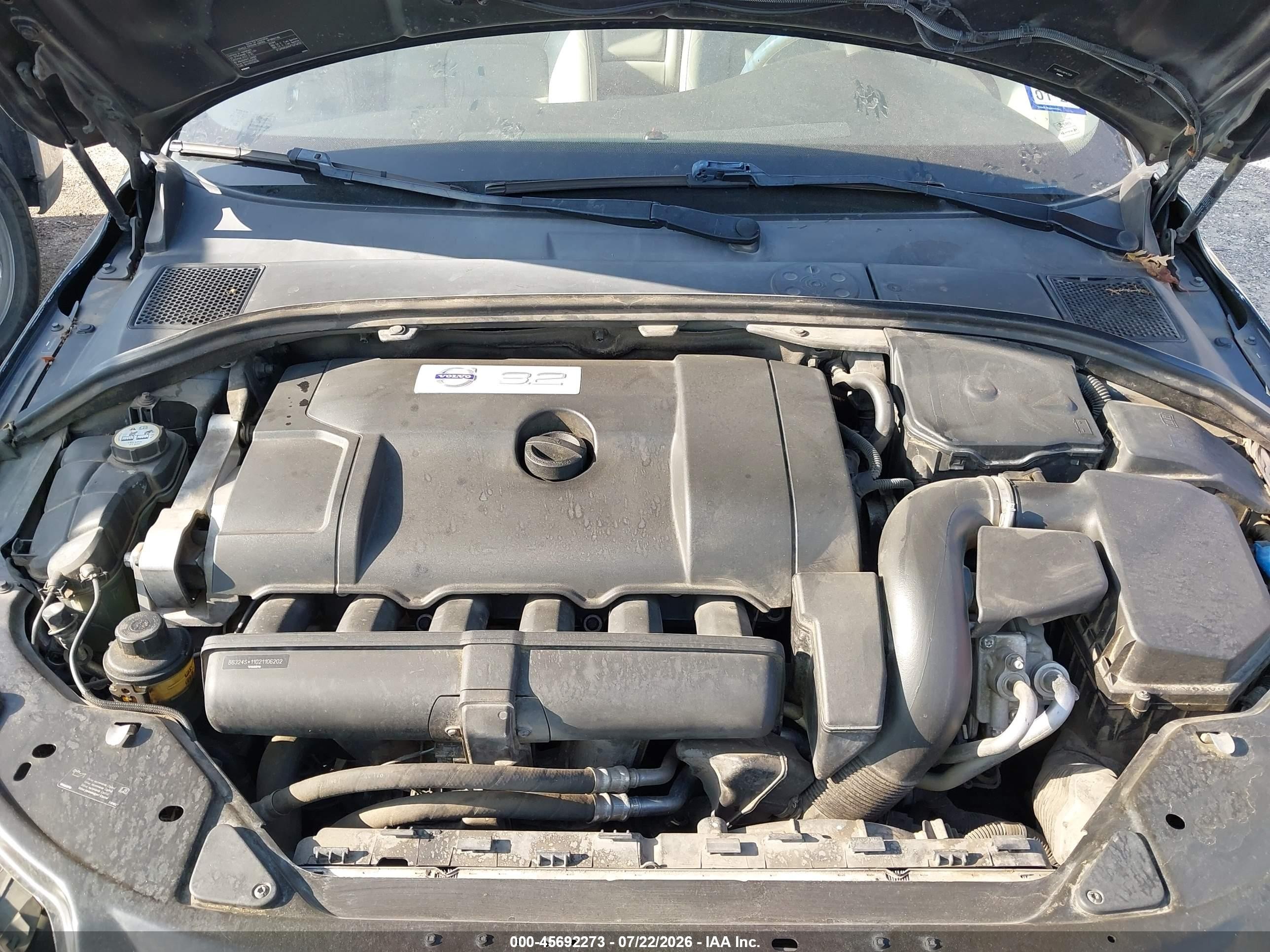 2011 Volvo S80 3.2 Gray vin: YV1952AS5B1147538