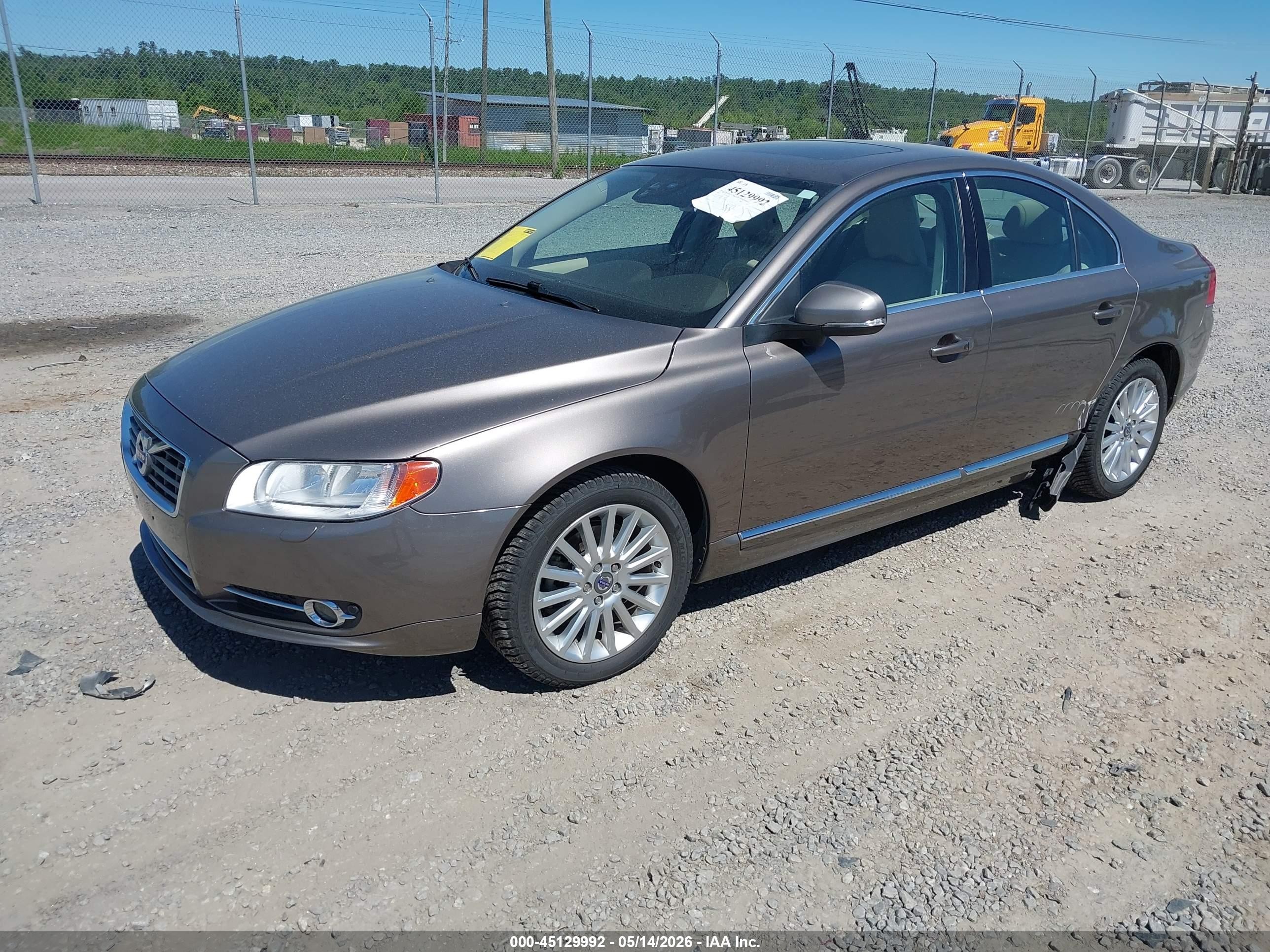 2012 Volvo S80 3.2 Premier Plus Brown vin: YV1952AS5C1162574