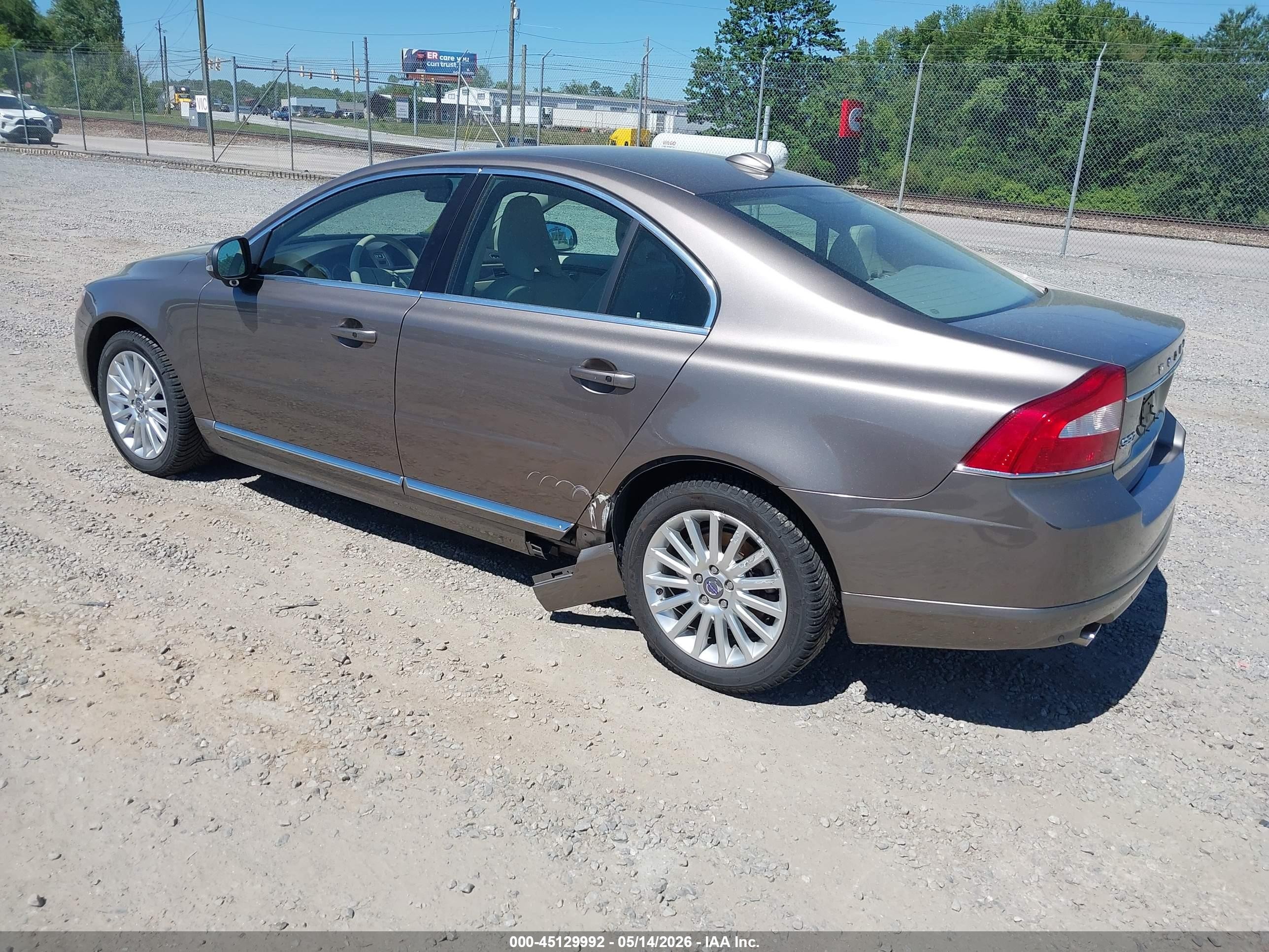 2012 Volvo S80 3.2 Premier Plus Brown vin: YV1952AS5C1162574