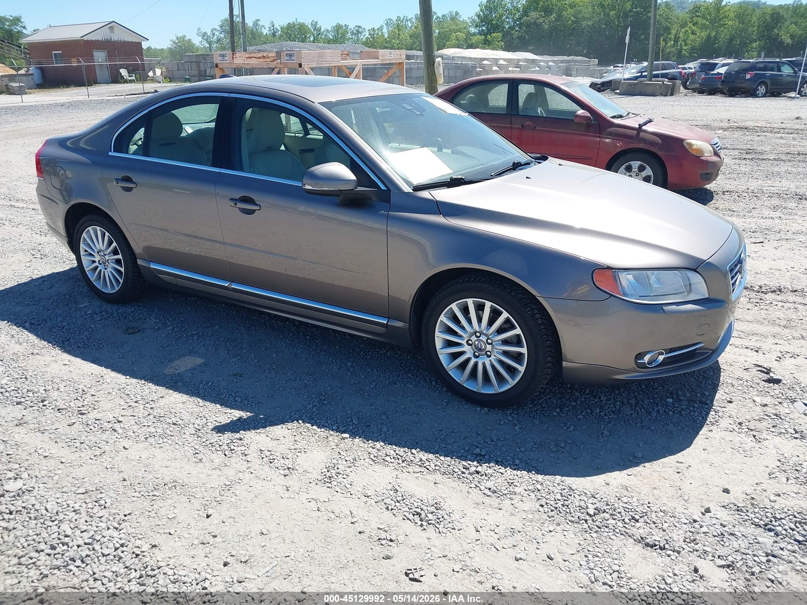 2012 Volvo S80 3.2 Premier Plus Brown vin: YV1952AS5C1162574