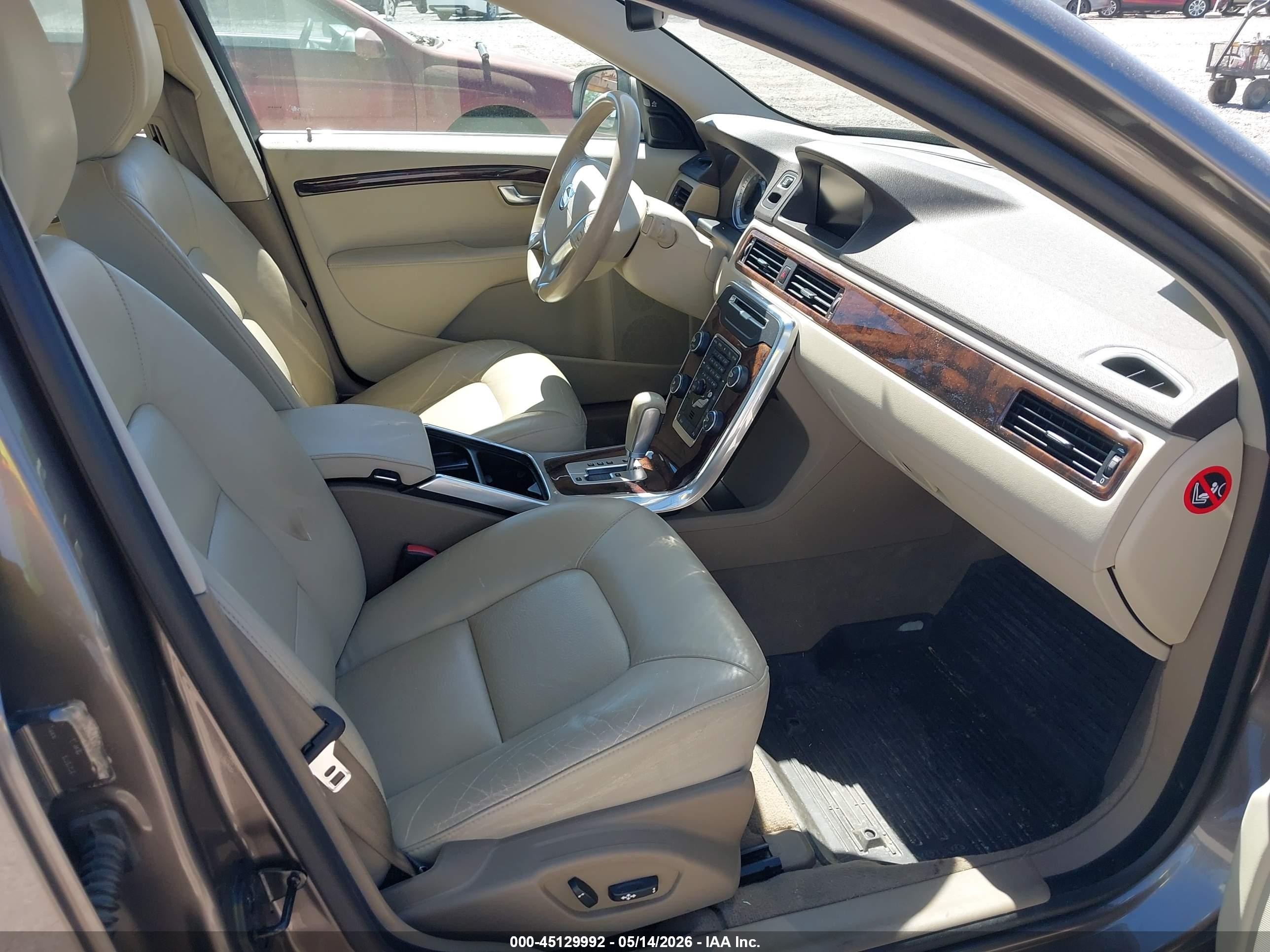 2012 Volvo S80 3.2 Premier Plus Brown vin: YV1952AS5C1162574