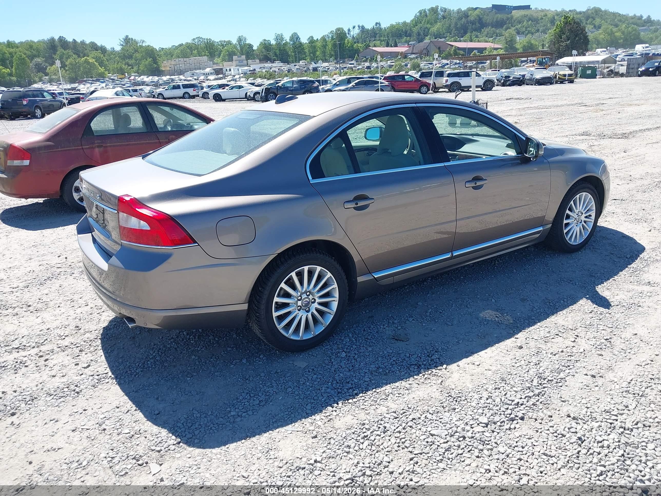 2012 Volvo S80 3.2 Premier Plus Brown vin: YV1952AS5C1162574