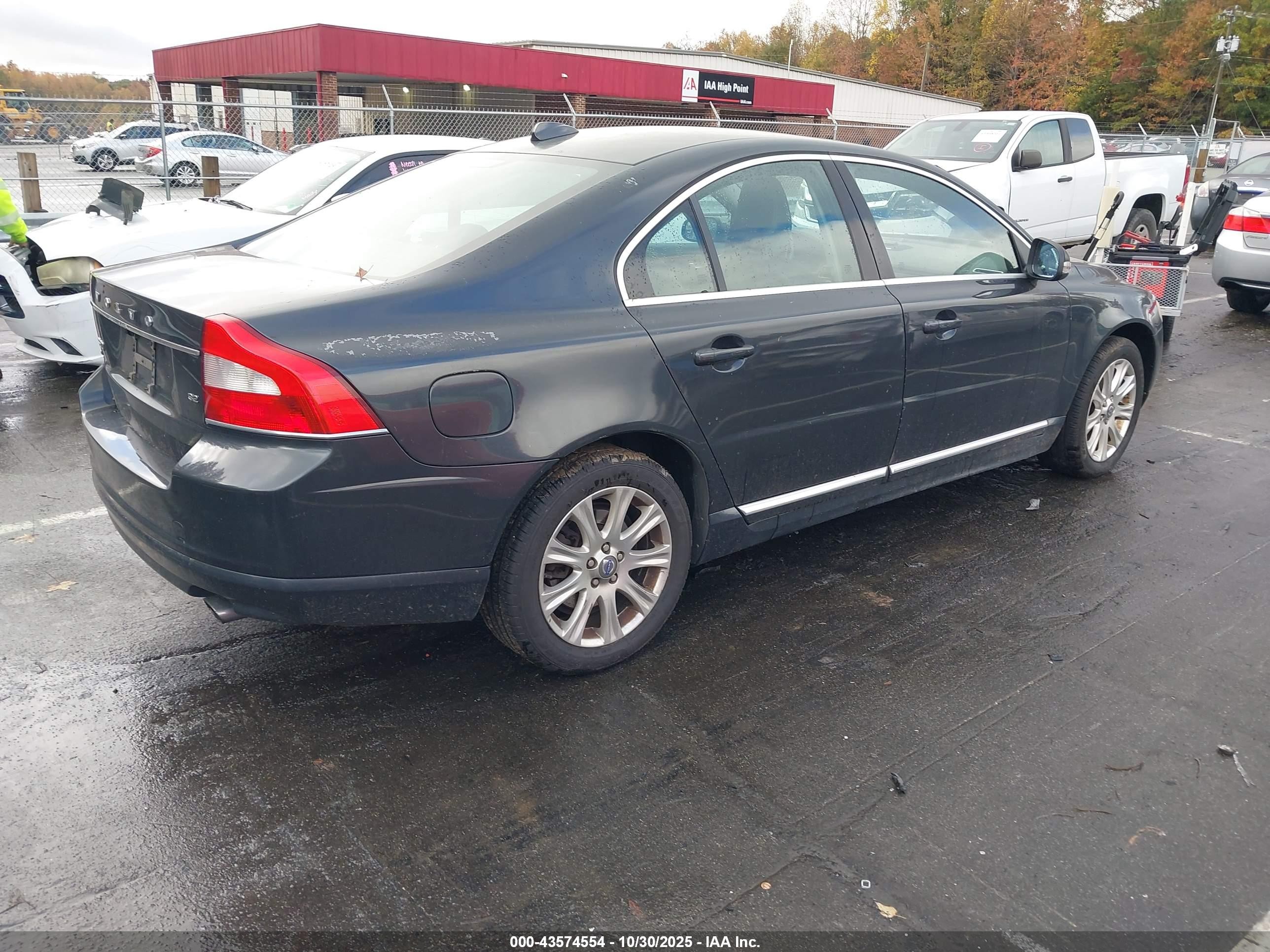 2010 Volvo S80 3.2 Black vin: YV1960AS1A1119333