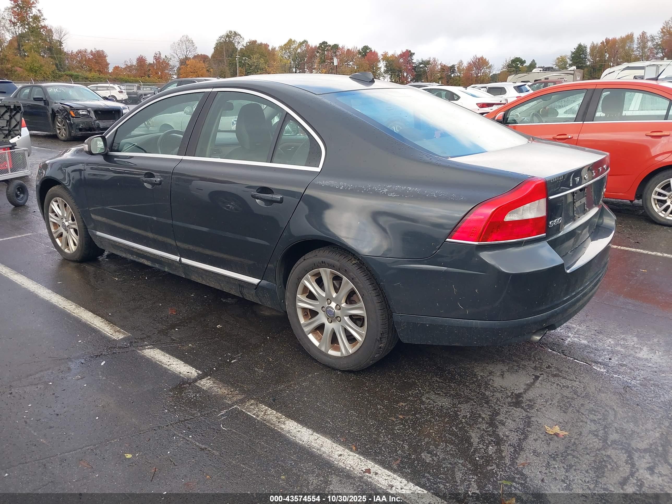 2010 Volvo S80 3.2 Black vin: YV1960AS1A1119333