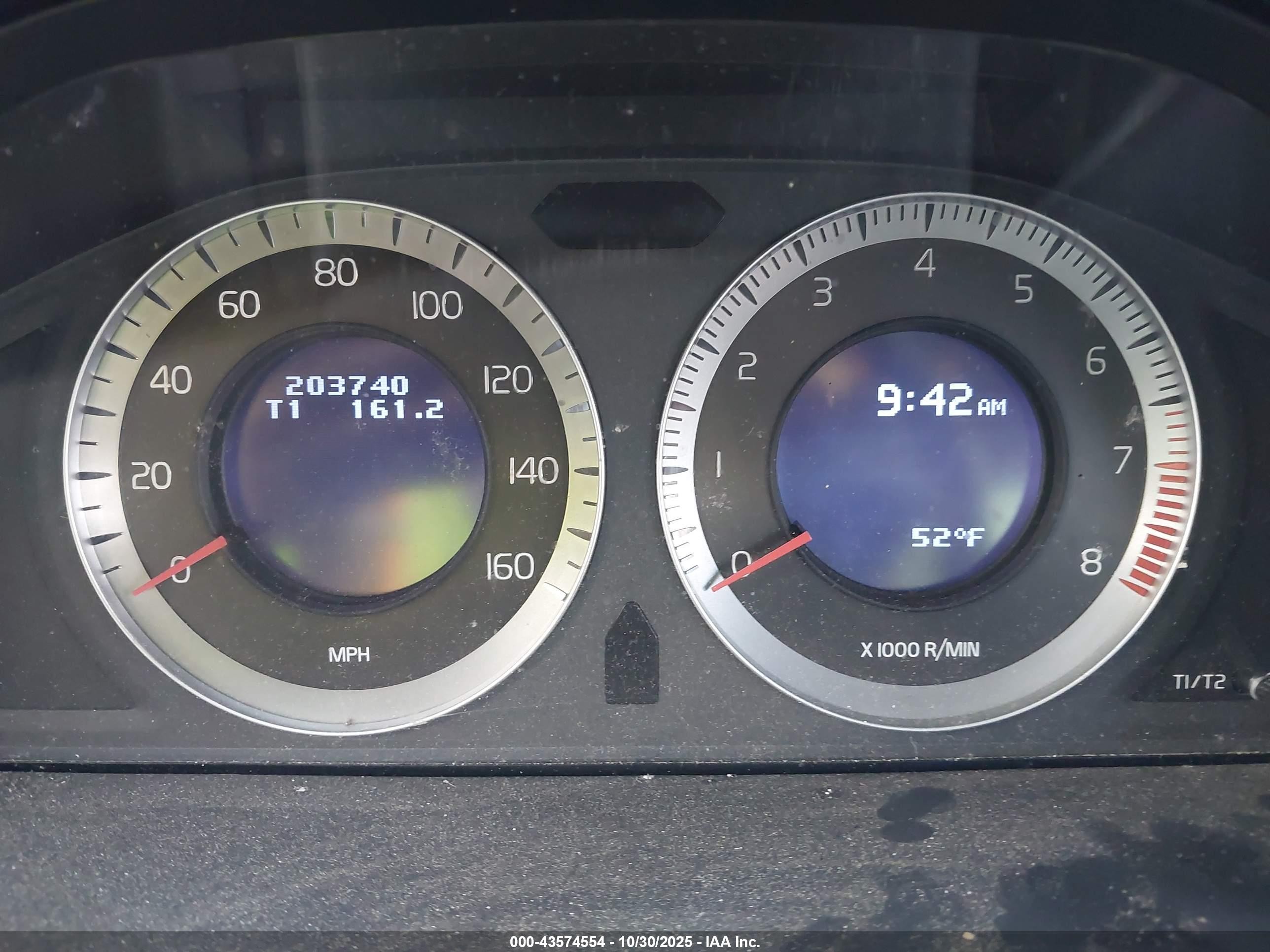 2010 Volvo S80 3.2 Black vin: YV1960AS1A1119333