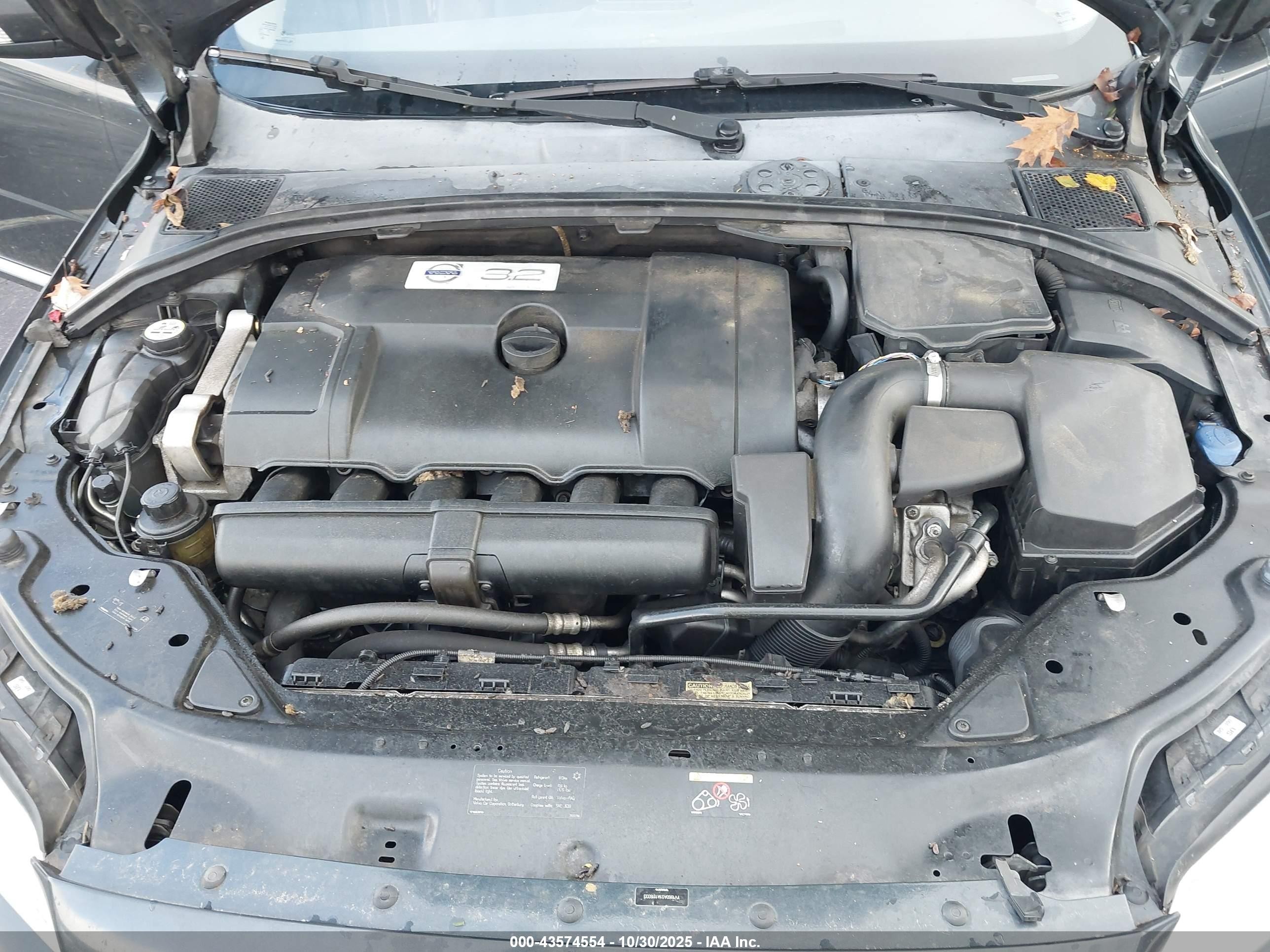 2010 Volvo S80 3.2 Black vin: YV1960AS1A1119333