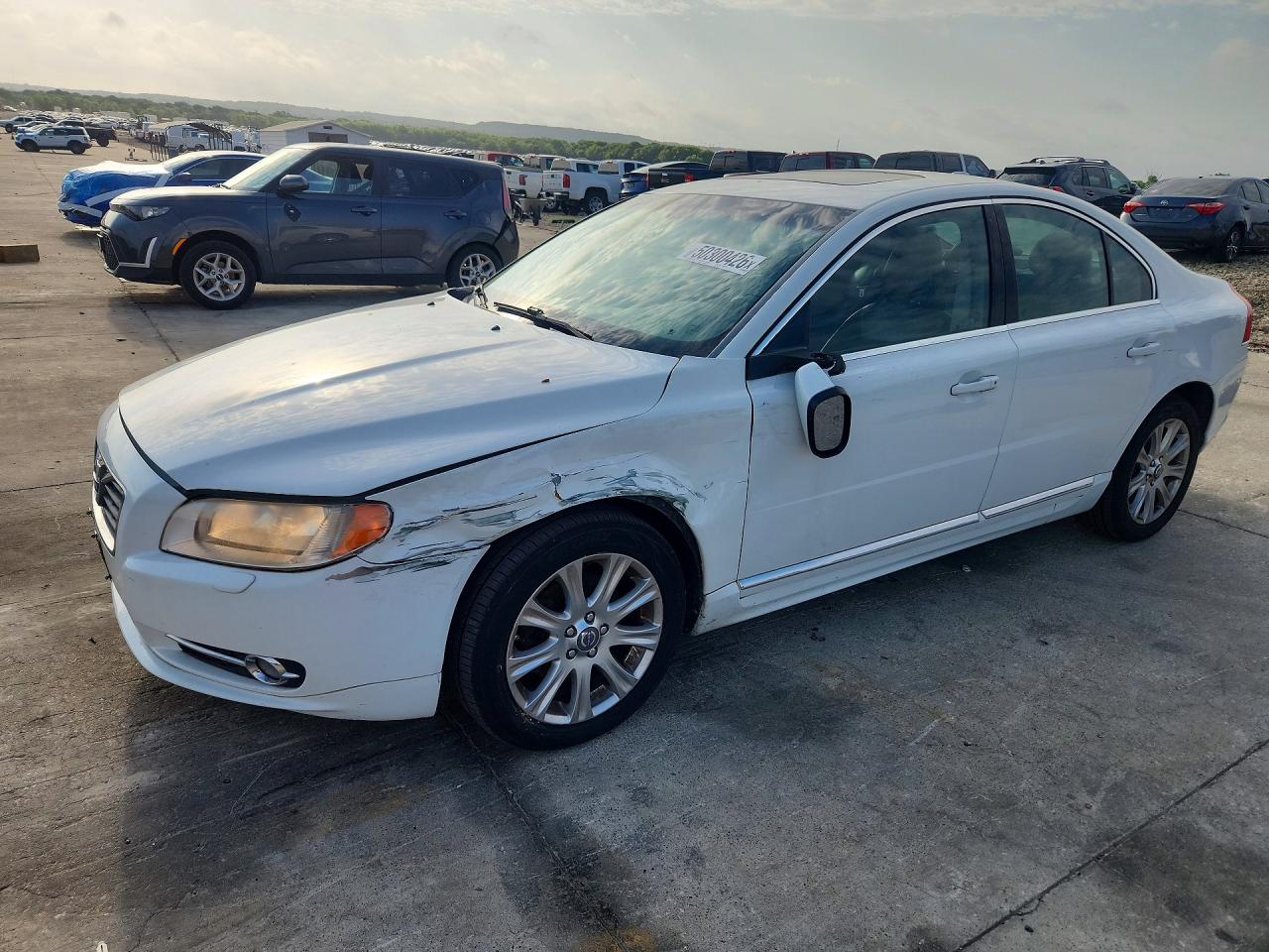 2010 Volvo S80 3.2 White vin: YV1960AS2A1130275