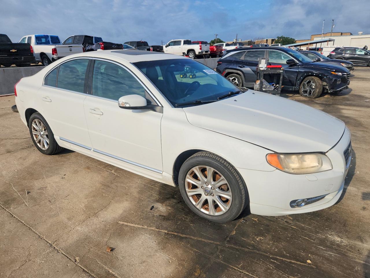 2010 Volvo S80 3.2 White vin: YV1960AS2A1130275