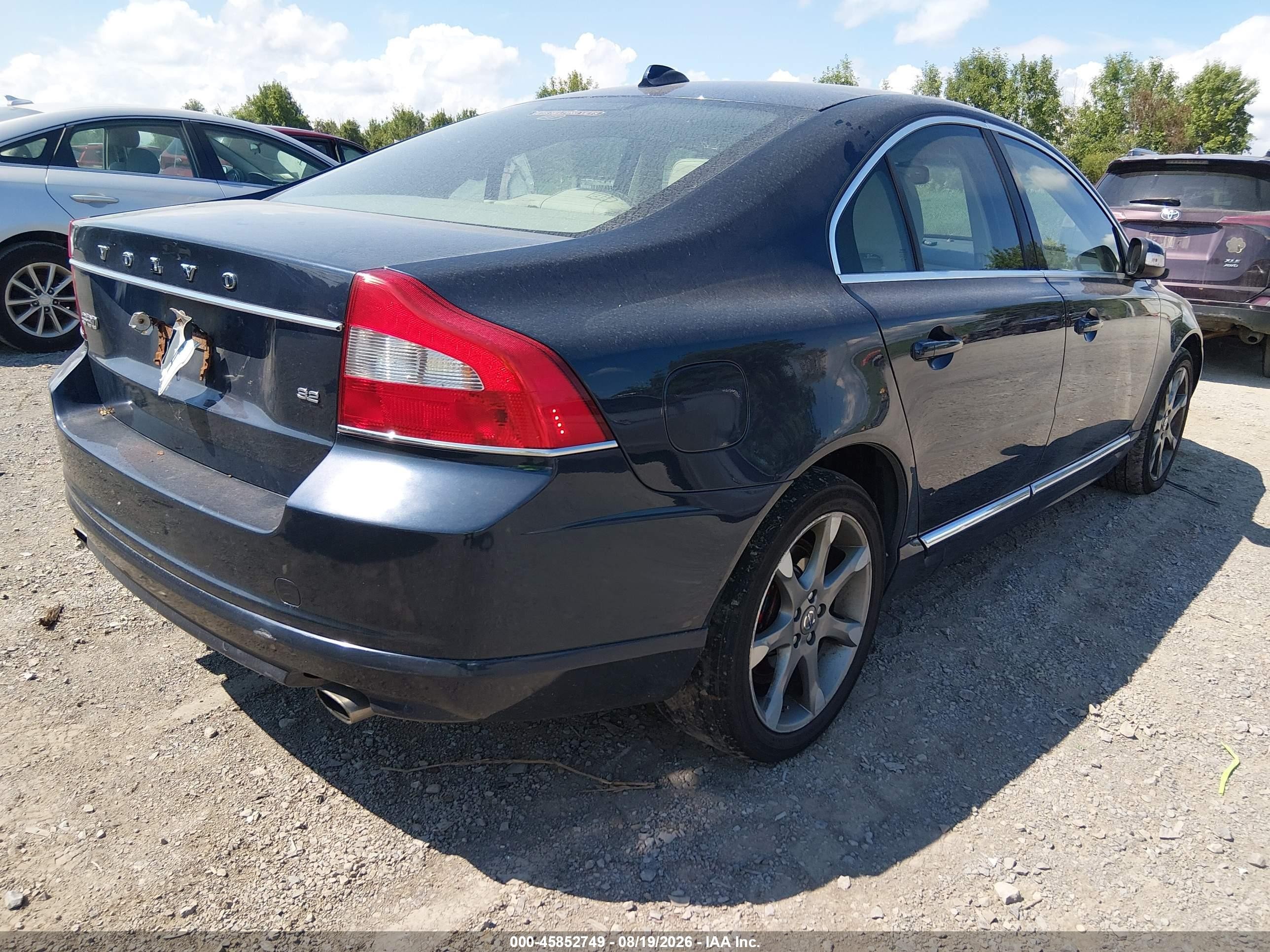 2010 Volvo S80 3.2 Blue vin: YV1960AS7A1115089