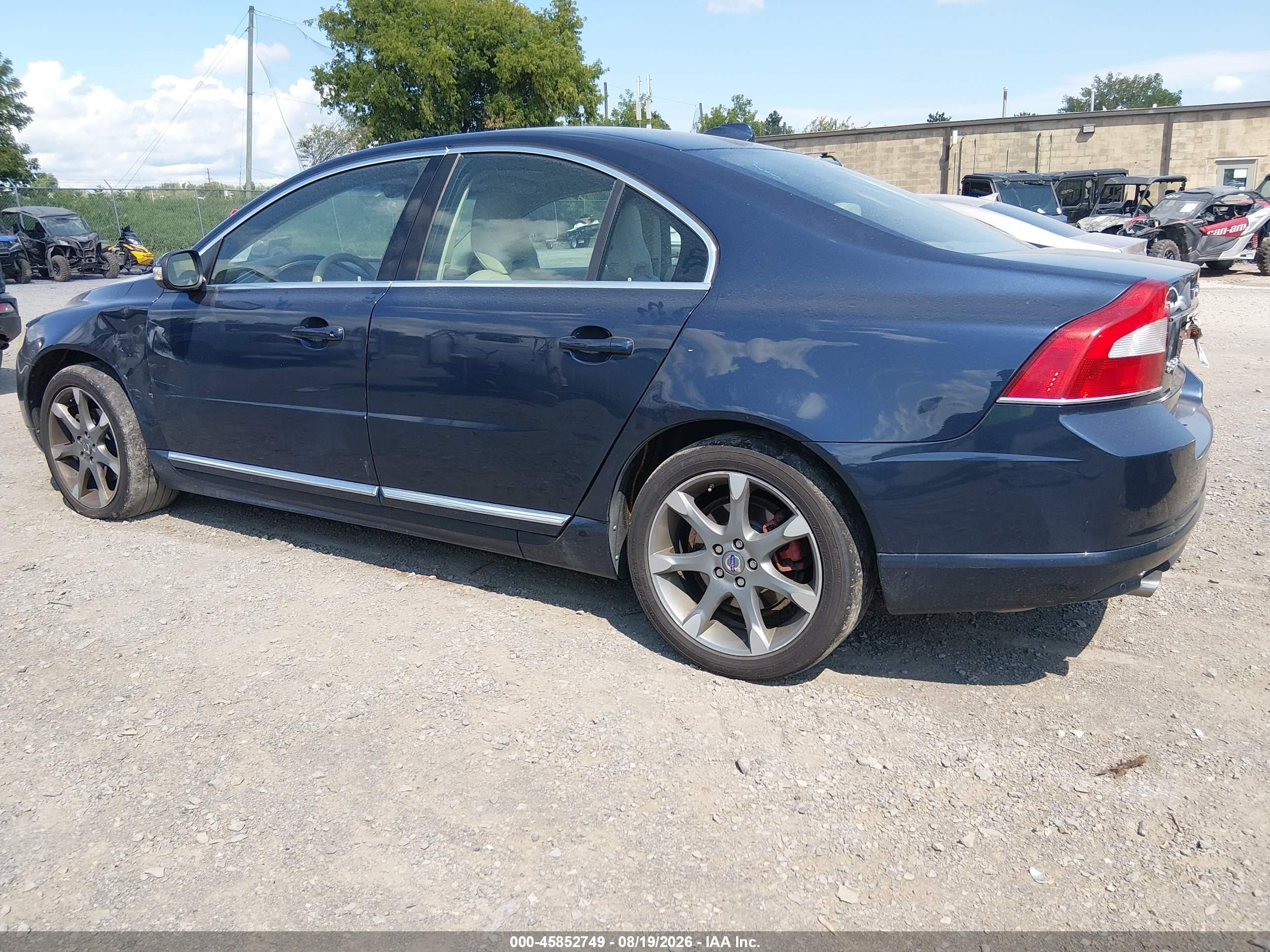 2010 Volvo S80 3.2 Blue vin: YV1960AS7A1115089