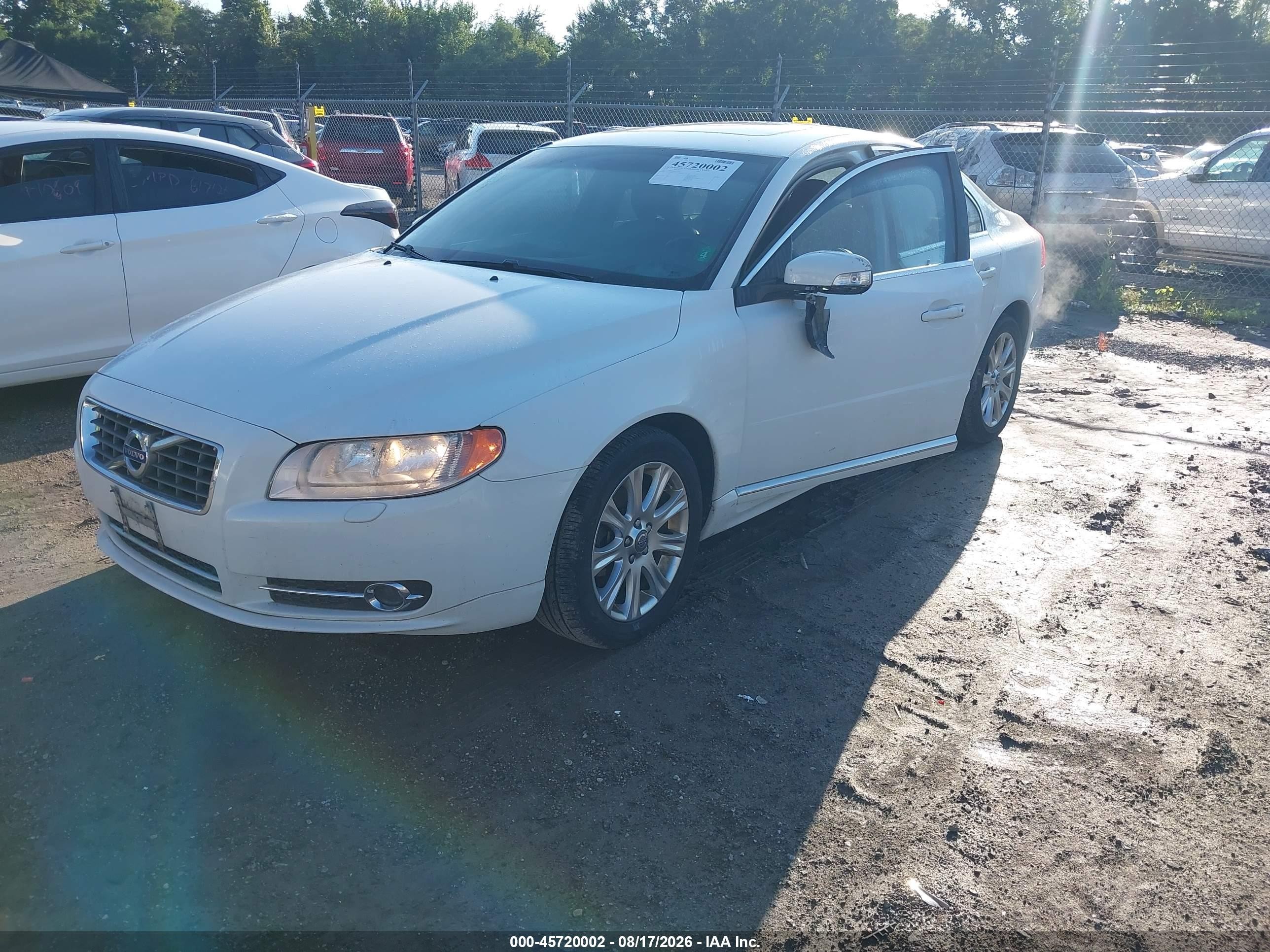 2010 Volvo S80 3.2 White vin: YV1960AS9A1127146