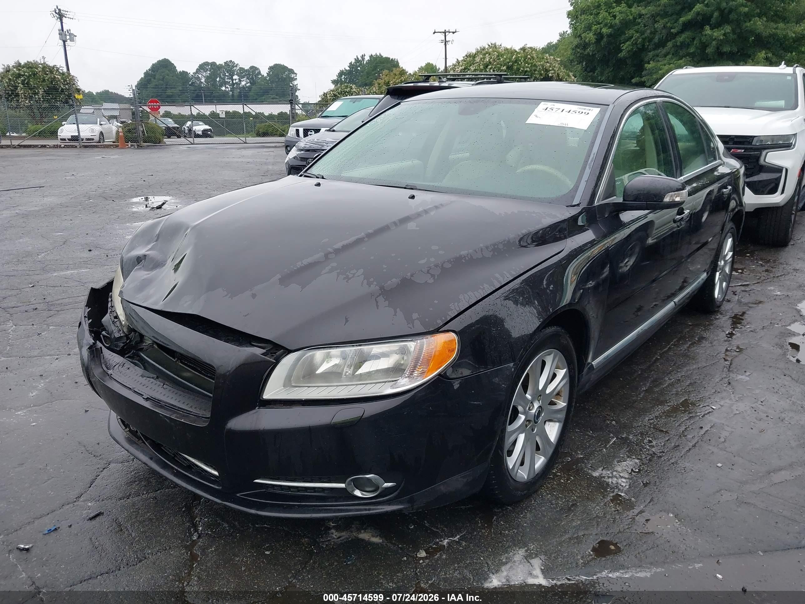 2010 Volvo S80 3.2 Black vin: YV1982AS6A1123058