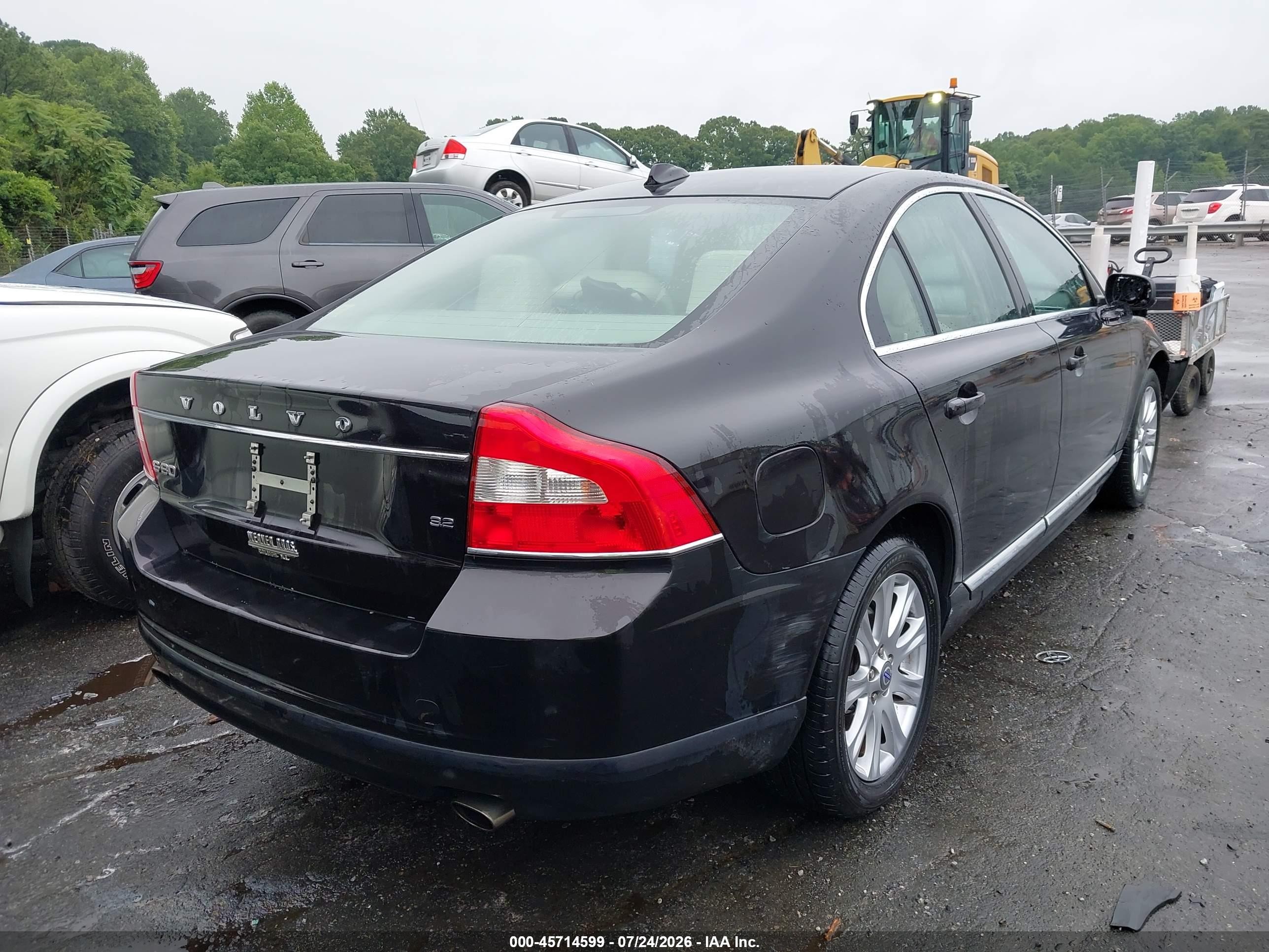 2010 Volvo S80 3.2 Black vin: YV1982AS6A1123058