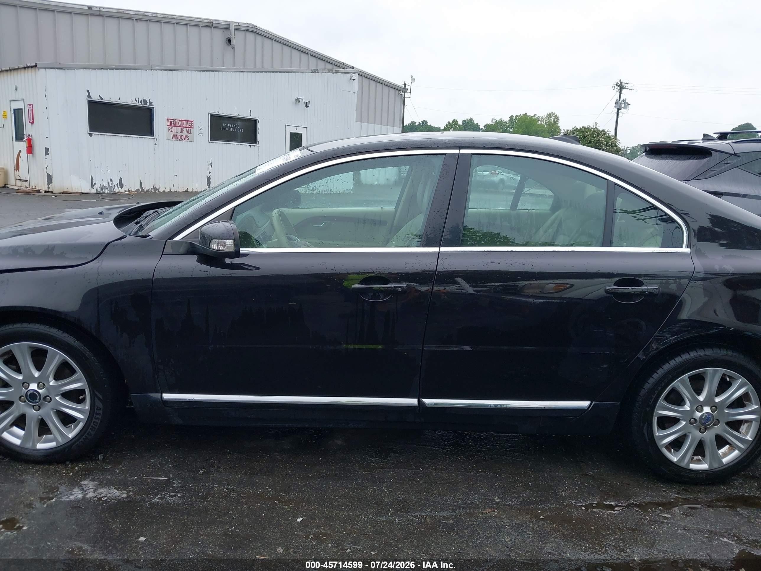 2010 Volvo S80 3.2 Black vin: YV1982AS6A1123058