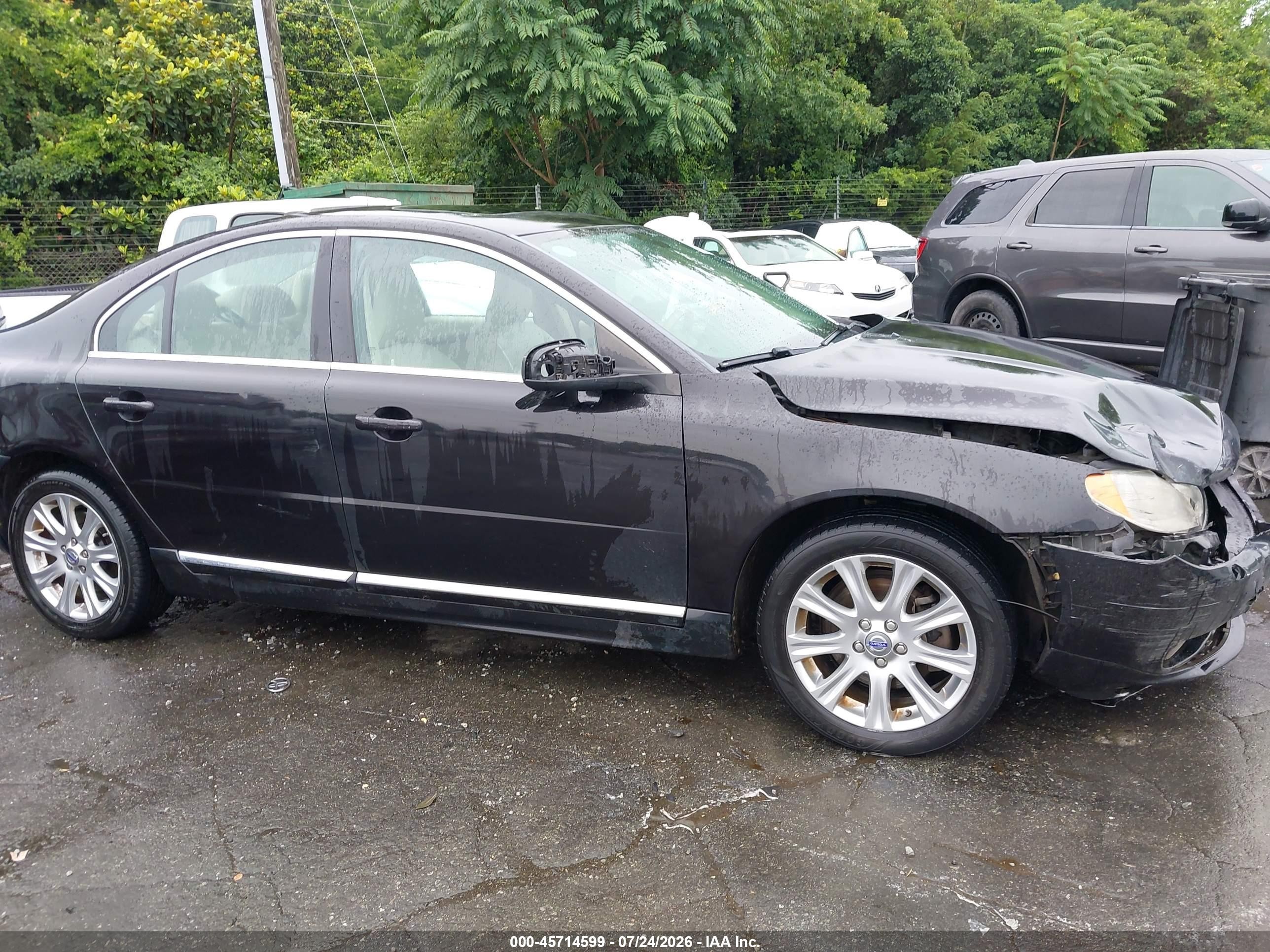 2010 Volvo S80 3.2 Black vin: YV1982AS6A1123058