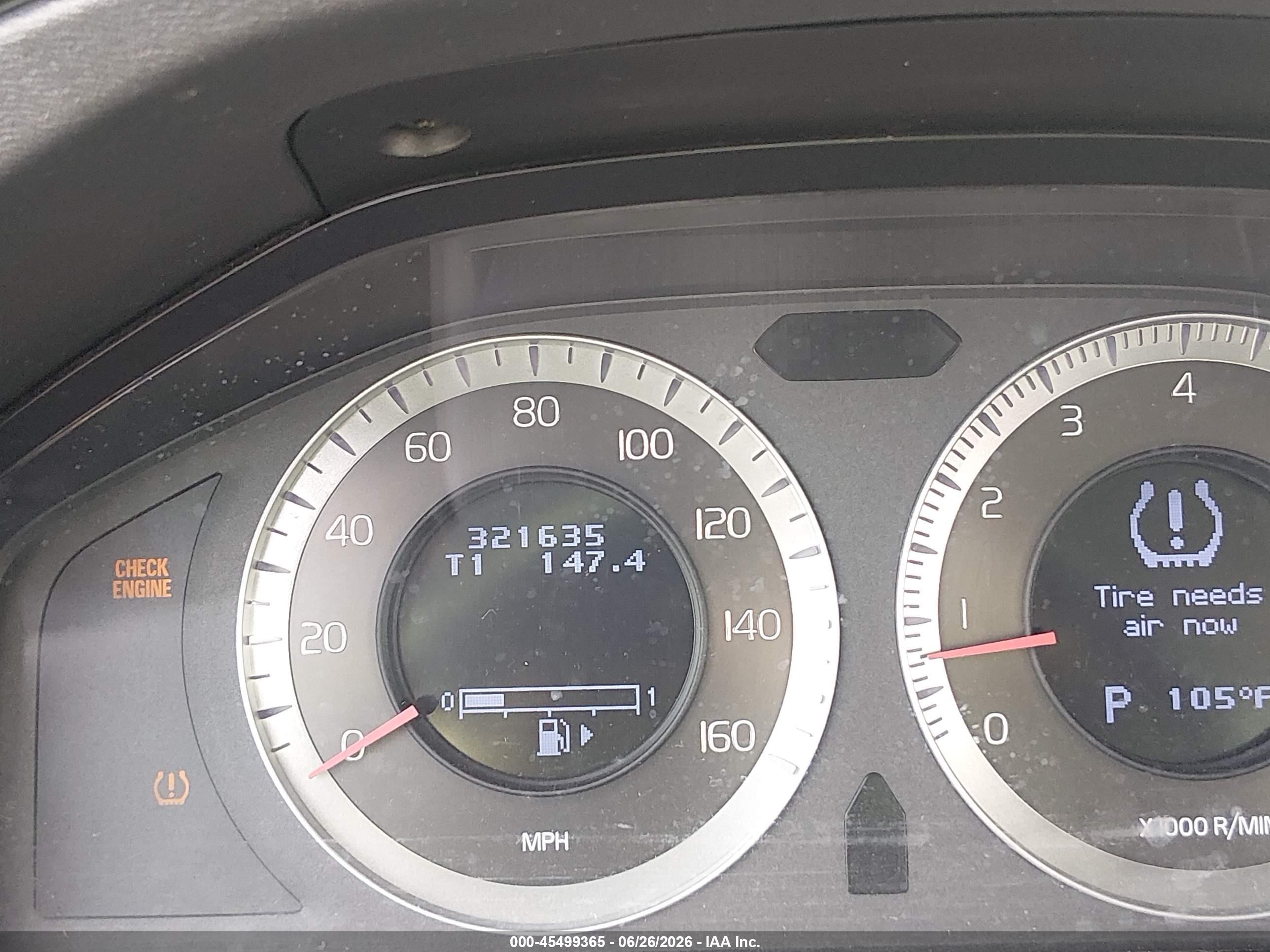 2010 Volvo S80 3.2 Gray vin: YV1982AS9A1125225