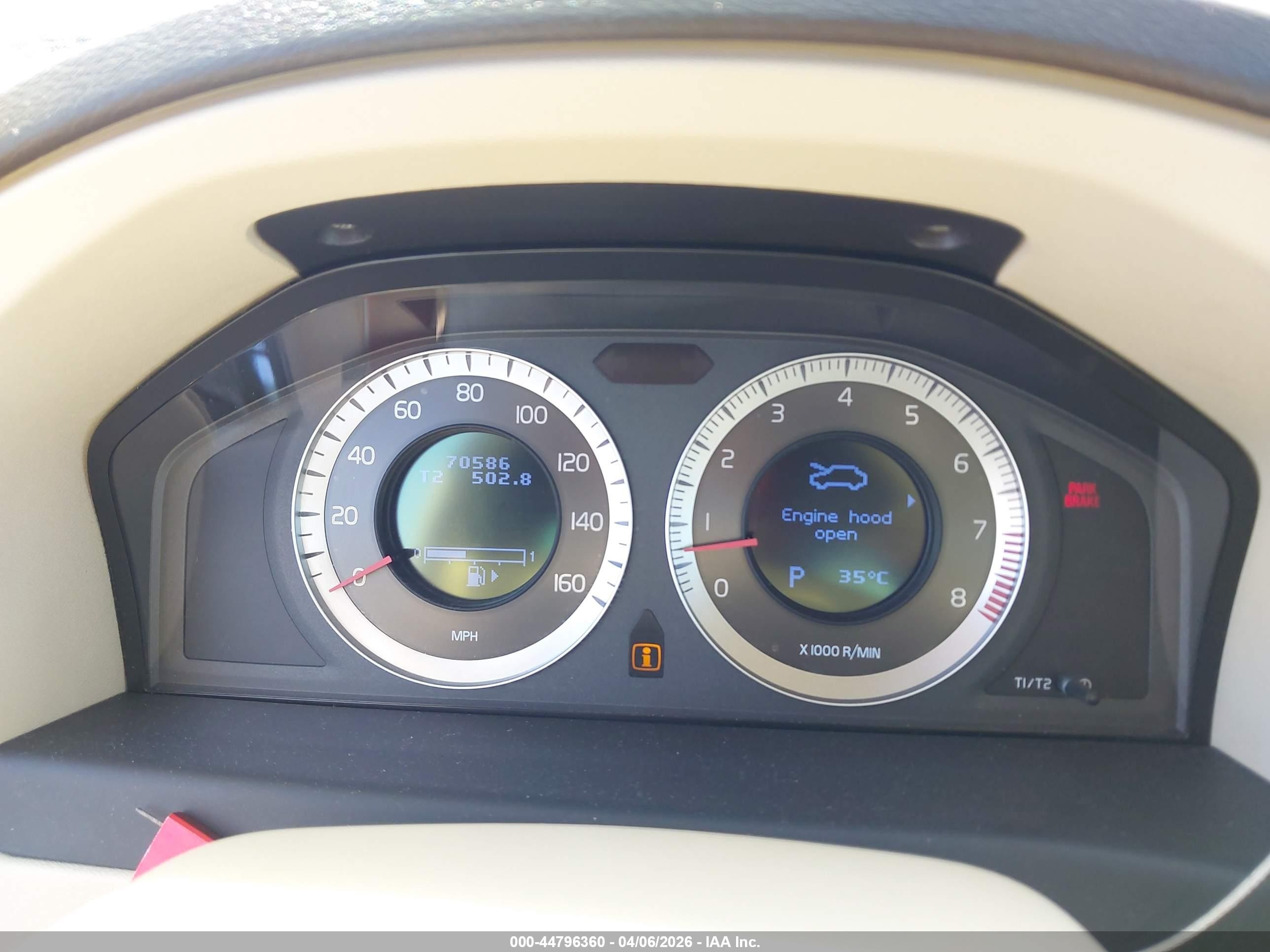 2010 Volvo S80 3.2 Brown vin: YV1982ASXA1129705