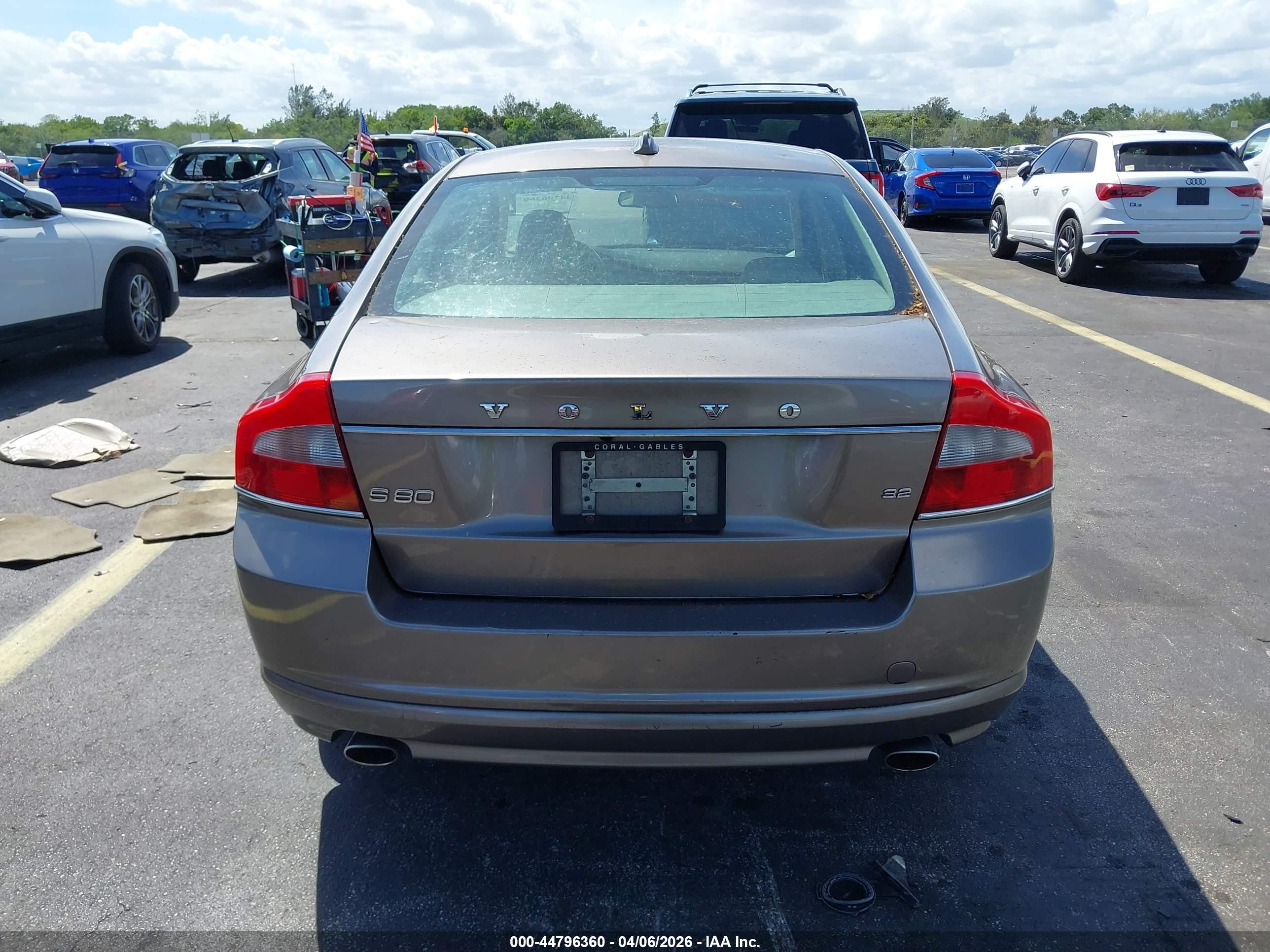 2010 Volvo S80 3.2 Brown vin: YV1982ASXA1129705