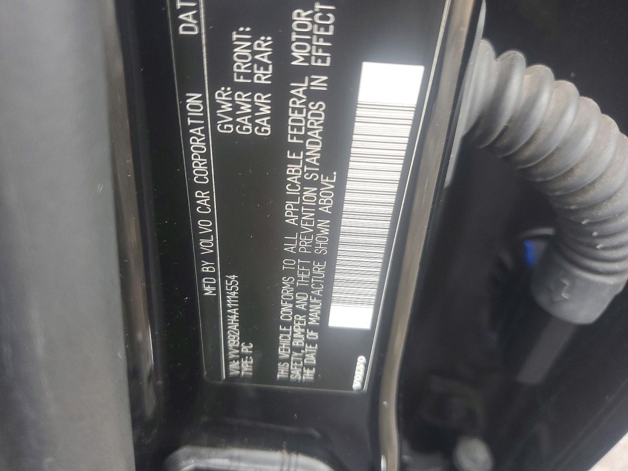2010 Volvo S80 T6 Black vin: YV1992AH4A1114554