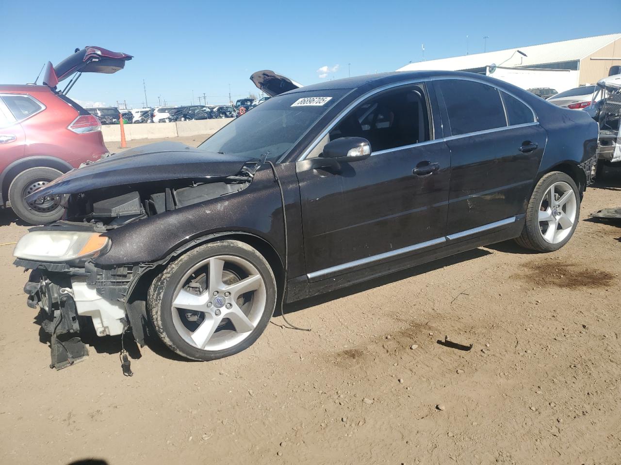 2010 Volvo S80 T6 Black vin: YV1992AH6A1131744