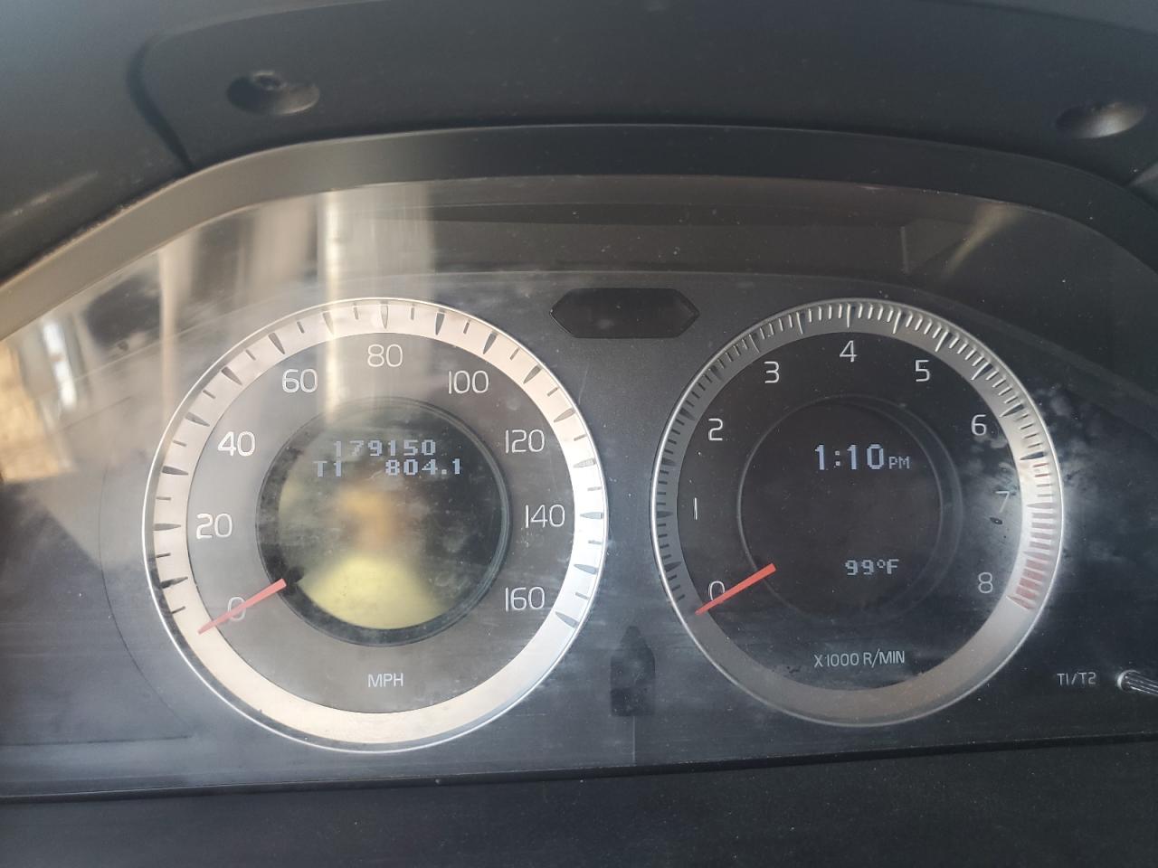2010 Volvo S80 T6 Black vin: YV1992AH6A1131744