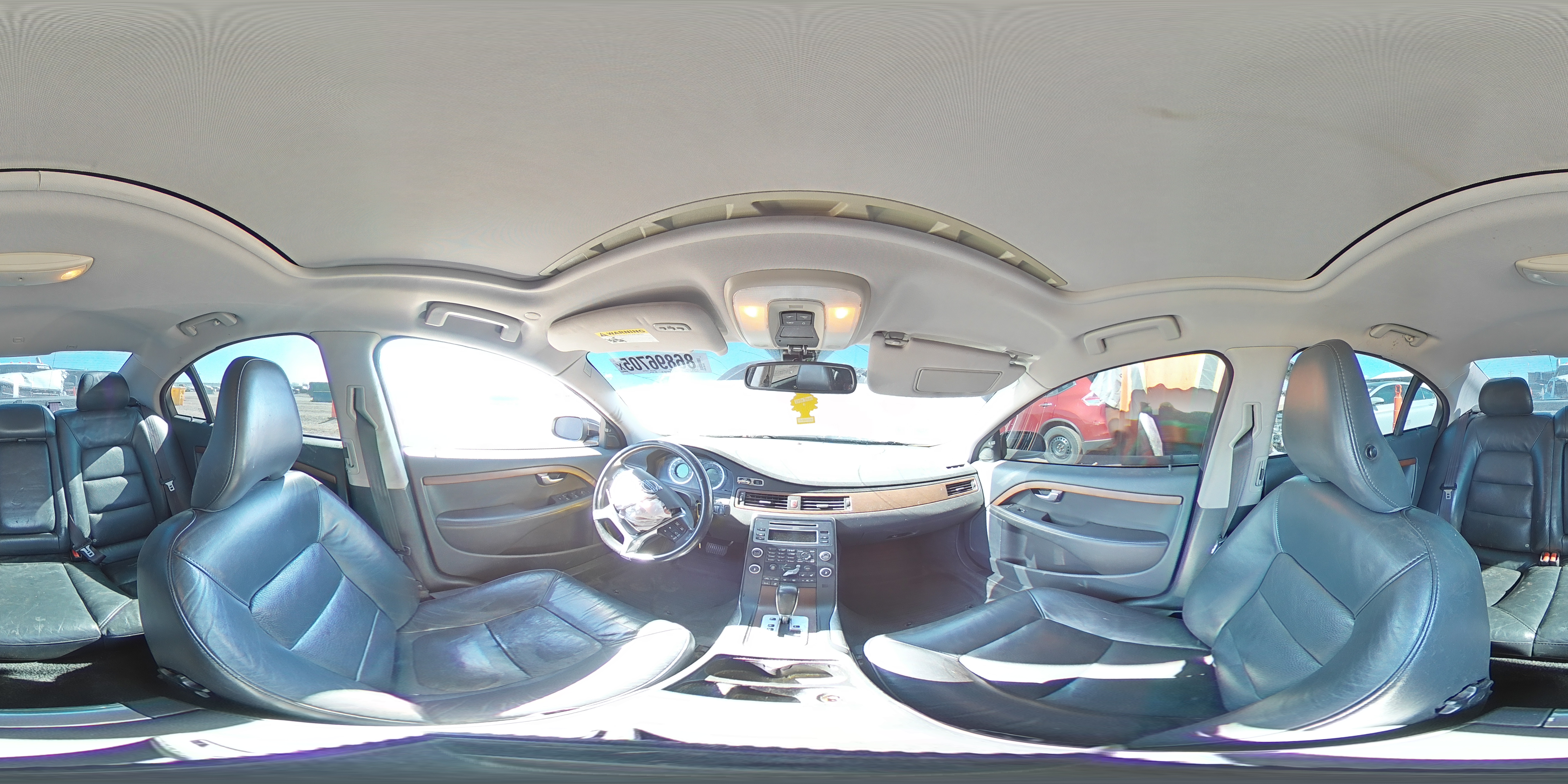 2010 Volvo S80 T6 Black vin: YV1992AH6A1131744