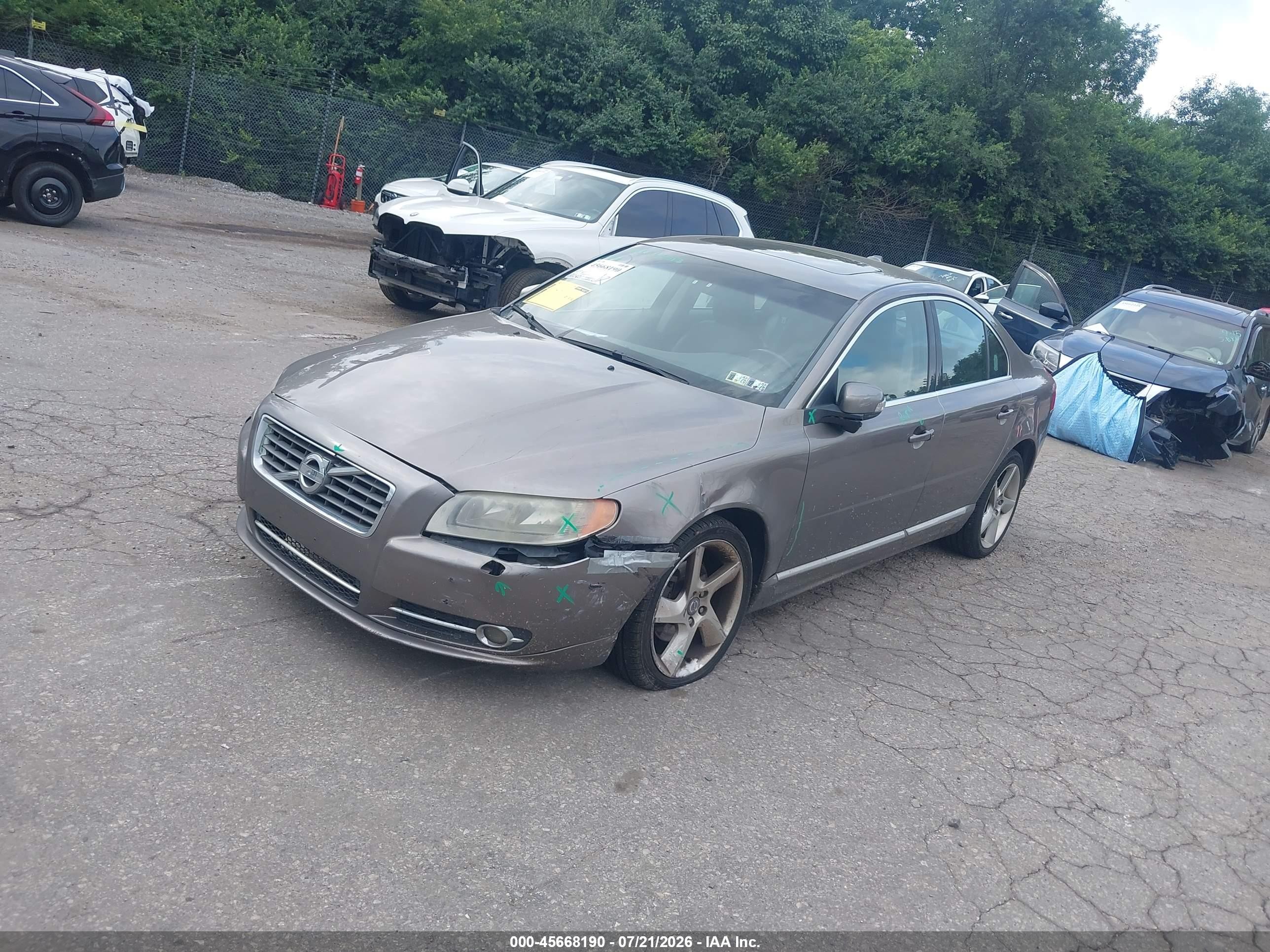 2010 Volvo S80 T6 Brown vin: YV1992AH8A1123905