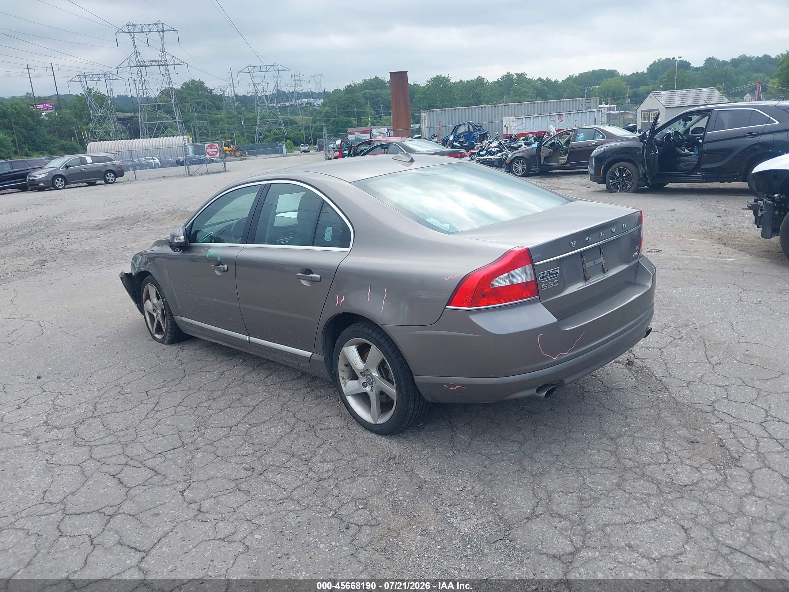2010 Volvo S80 T6 Brown vin: YV1992AH8A1123905