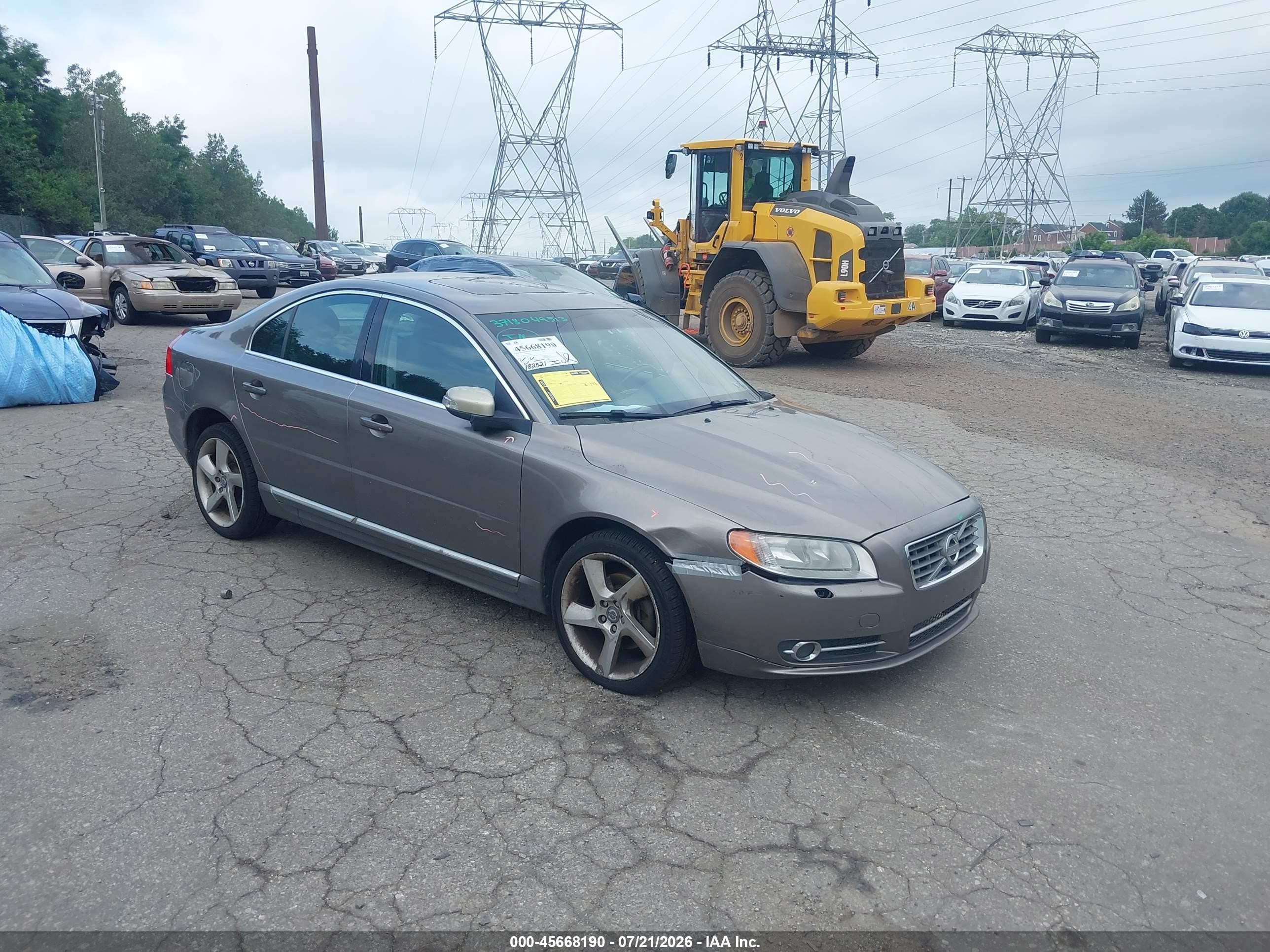 2010 Volvo S80 T6 Brown vin: YV1992AH8A1123905