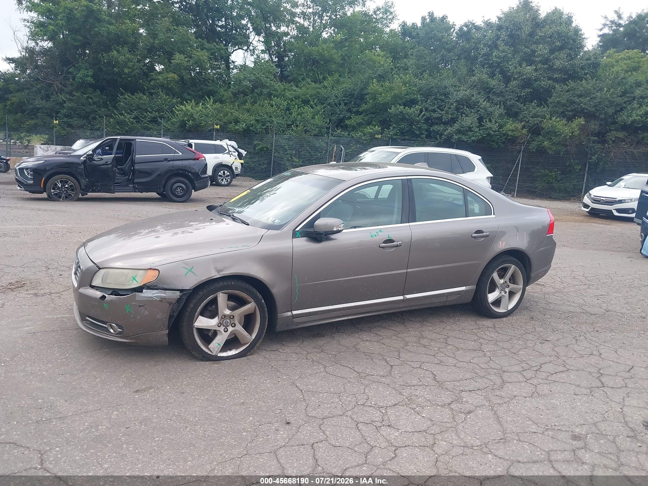 2010 Volvo S80 T6 Brown vin: YV1992AH8A1123905