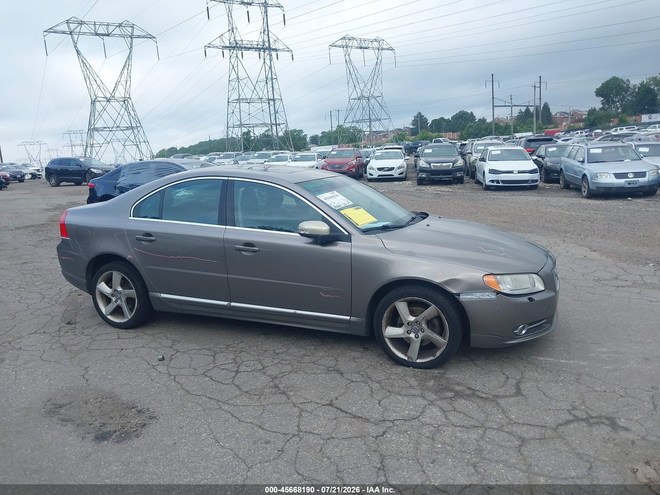 2010 Volvo S80 T6 Brown vin: YV1992AH8A1123905