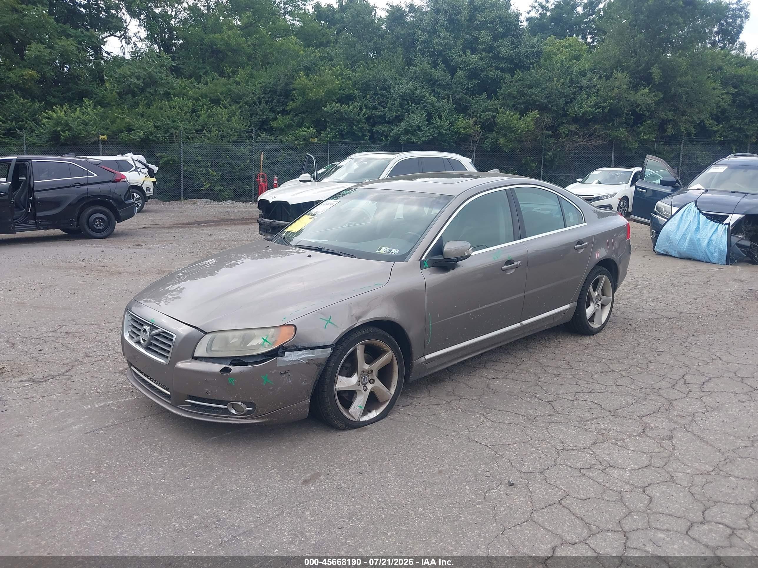 2010 Volvo S80 T6 Brown vin: YV1992AH8A1123905