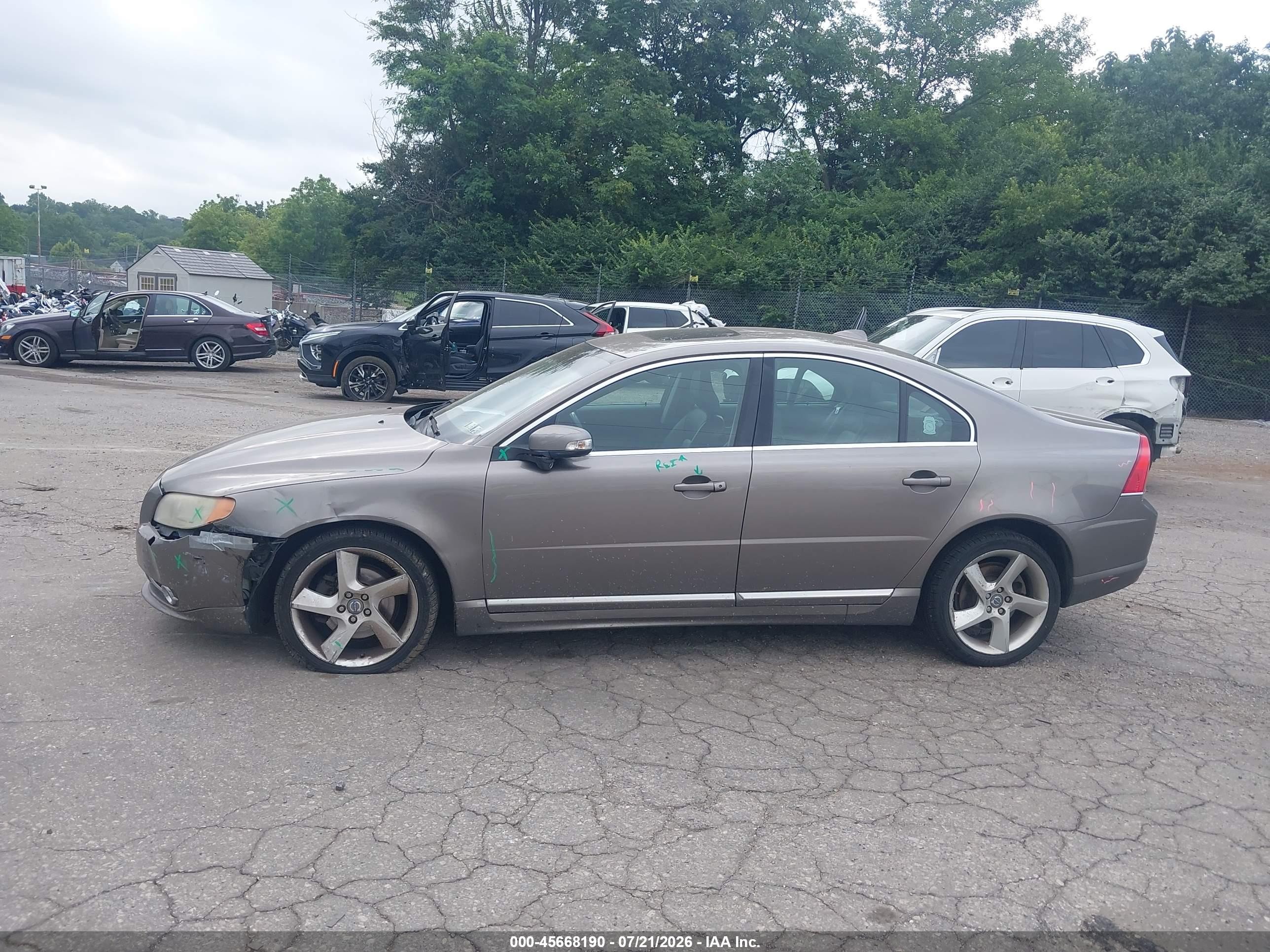 2010 Volvo S80 T6 Brown vin: YV1992AH8A1123905